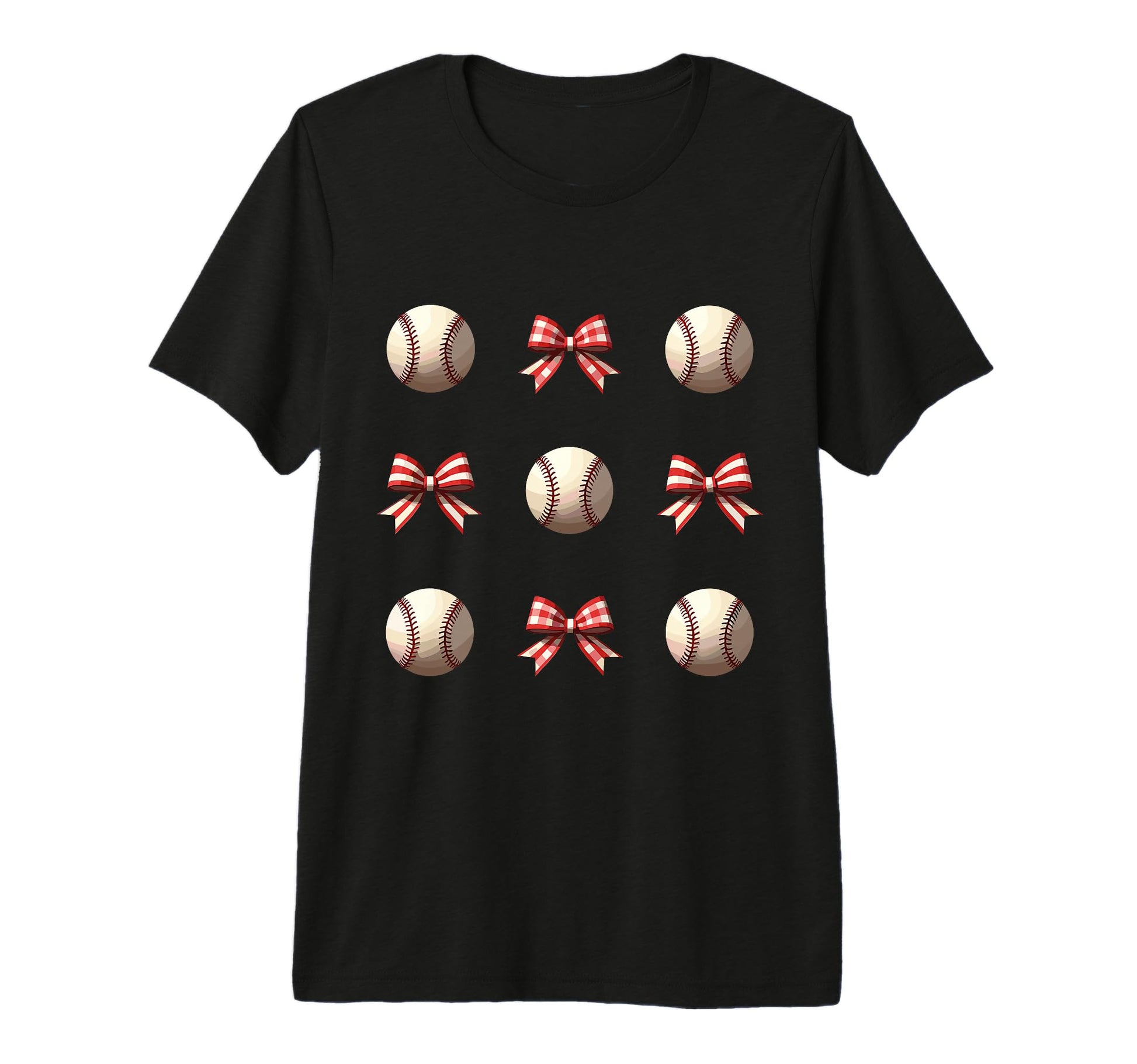Baseball Coquette Bow Funny Bow T-Shirt - Aesthetic Graphic for Adults - T-Shirt, Sweatshirt, Hoodie