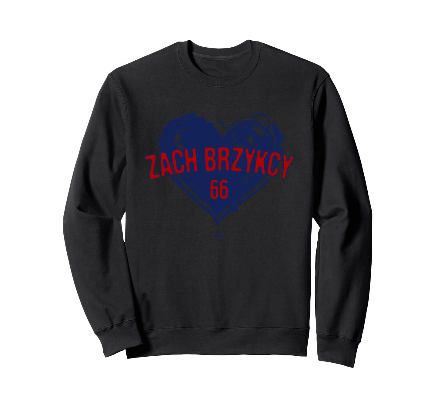 Distressed Heart Zach Brzykcy Sweatshirt - Novelty Apparel for Adults - T-Shirt, Sweatshirt, Hoodie