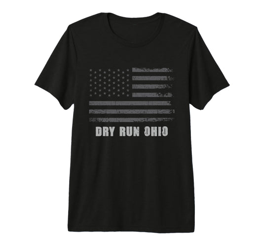 American Flag Dry Run Ohio Usa T-Shirt - Unique Graphic Men Women - T-Shirt, Sweatshirt, Hoodie