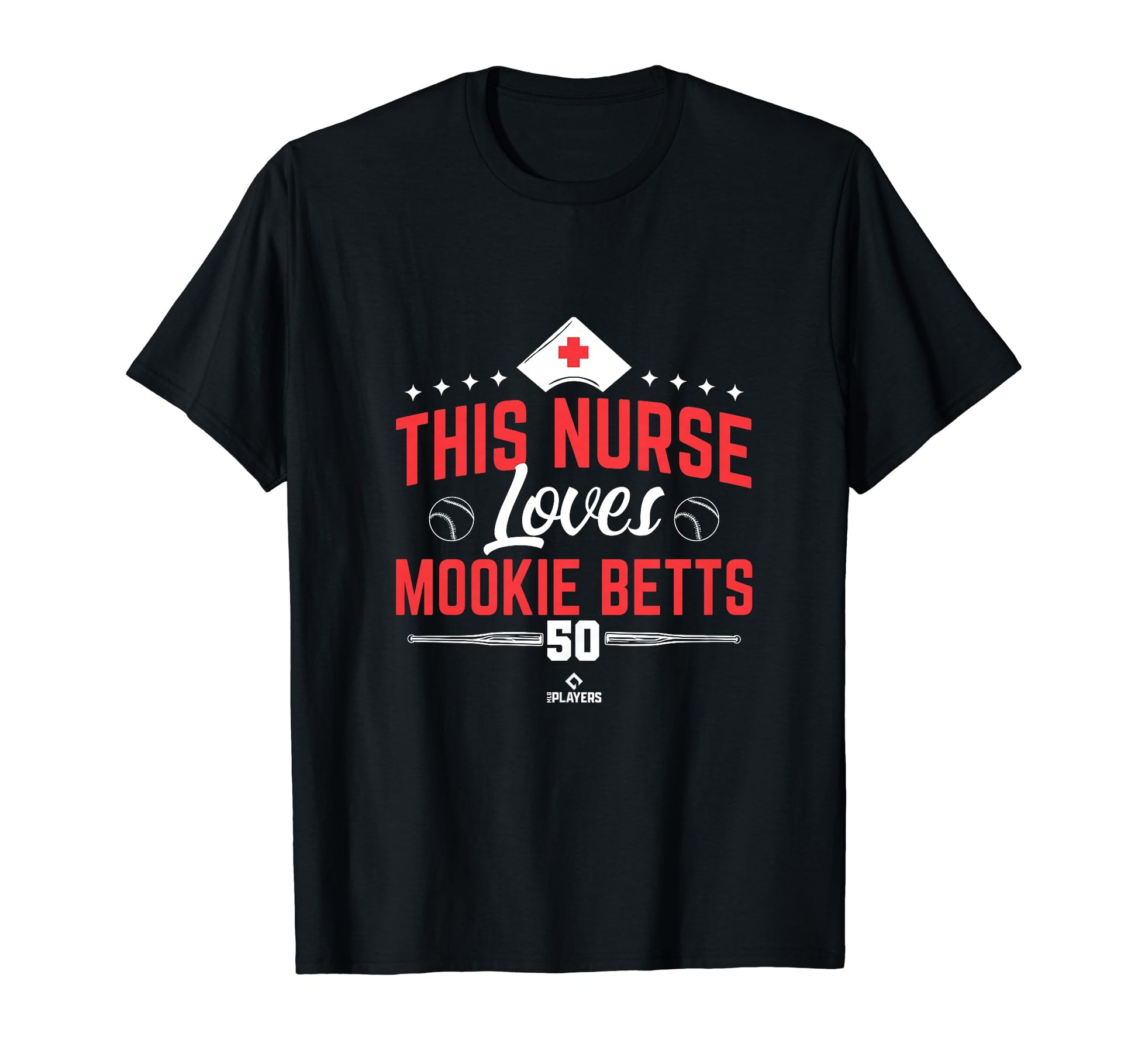 This Nurse Loves Mookie Betts Baseball T-Shirt - Unique Graphic Men Women - T-Shirt, Sweatshirt, Hoodie