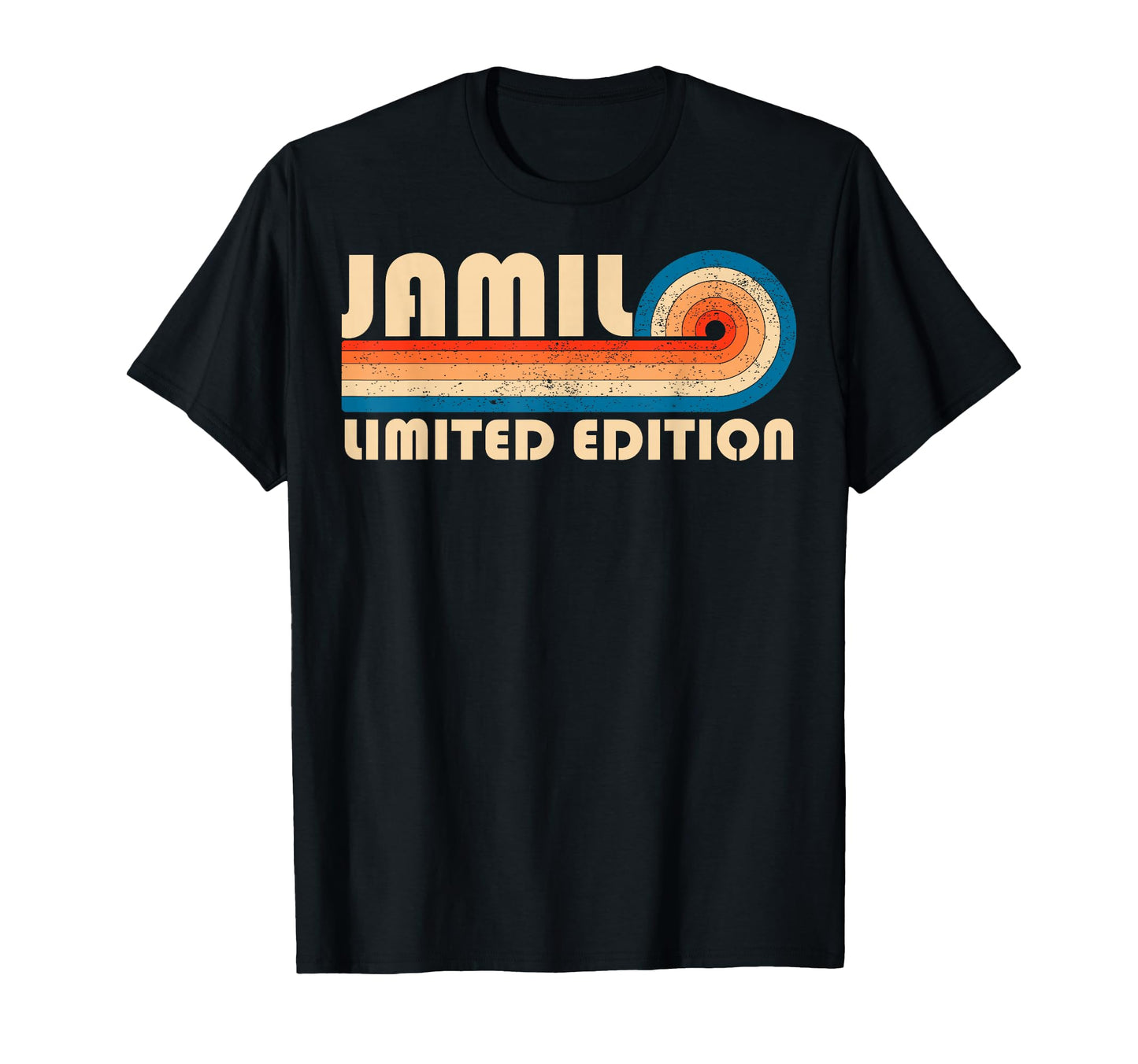 Jamil 70S 80S Sunset Stripe T-Shirt - Trendy Graphic Men Women - T-Shirt, Sweatshirt, Hoodie