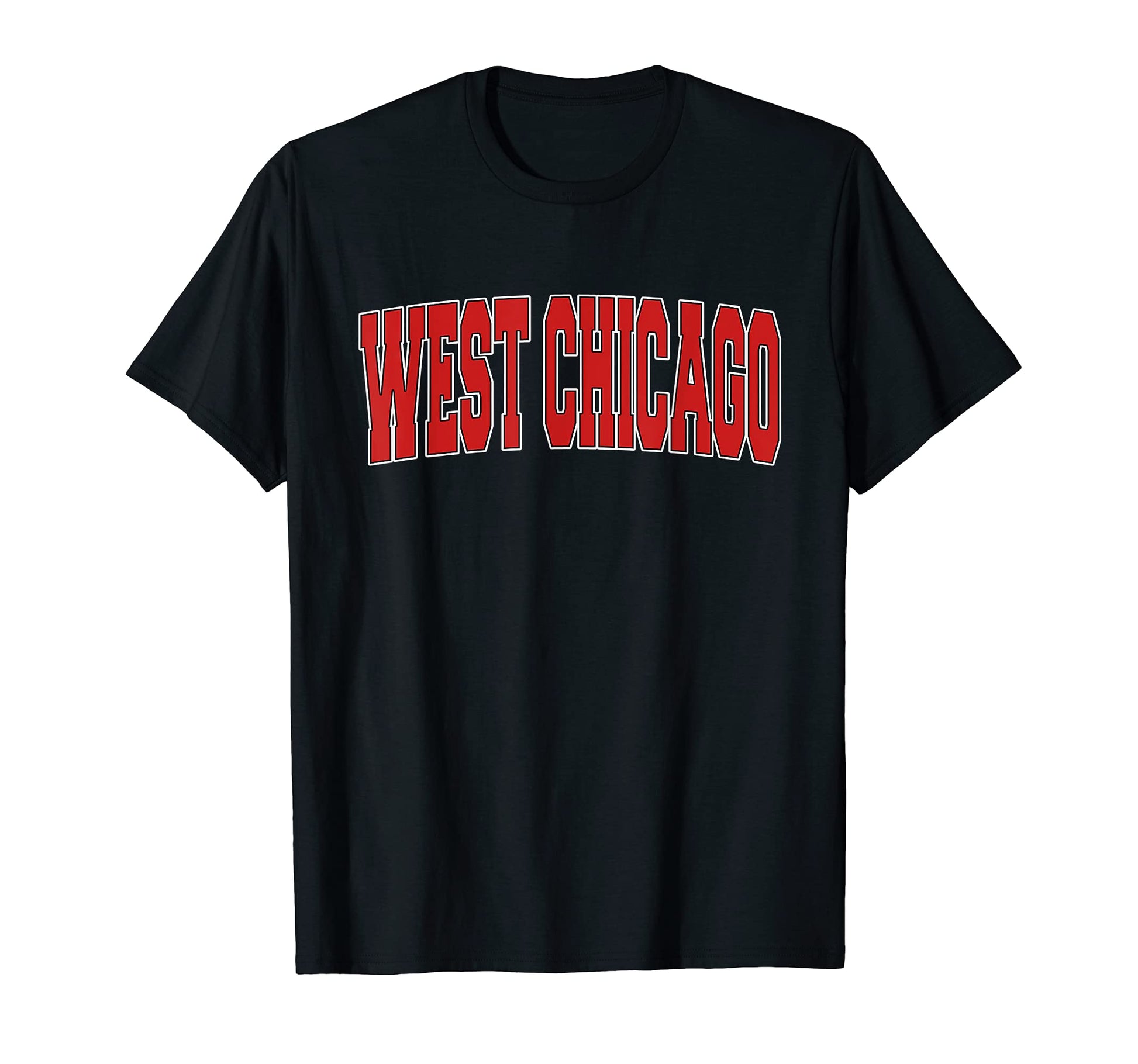 West Chicago Il Illinois Varsity Usa T-Shirt - Custom Art Print for Adults - T-Shirt, Sweatshirt, Hoodie