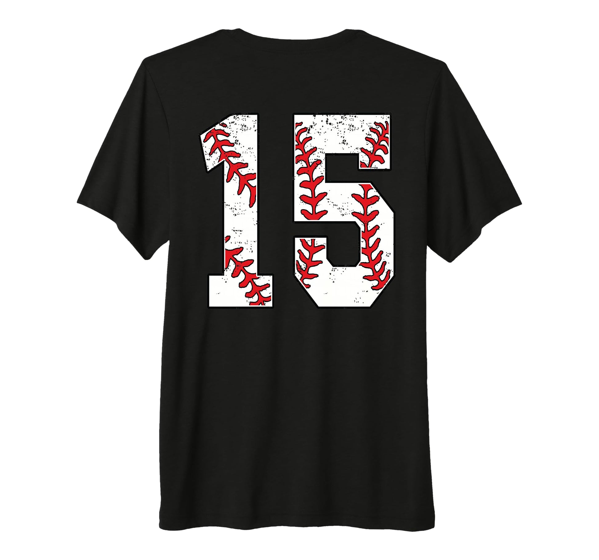 Number 15 Baseball Jersey Number 15 Back T-Shirt - Streetwear Style Unisex - T-Shirt, Sweatshirt, Hoodie