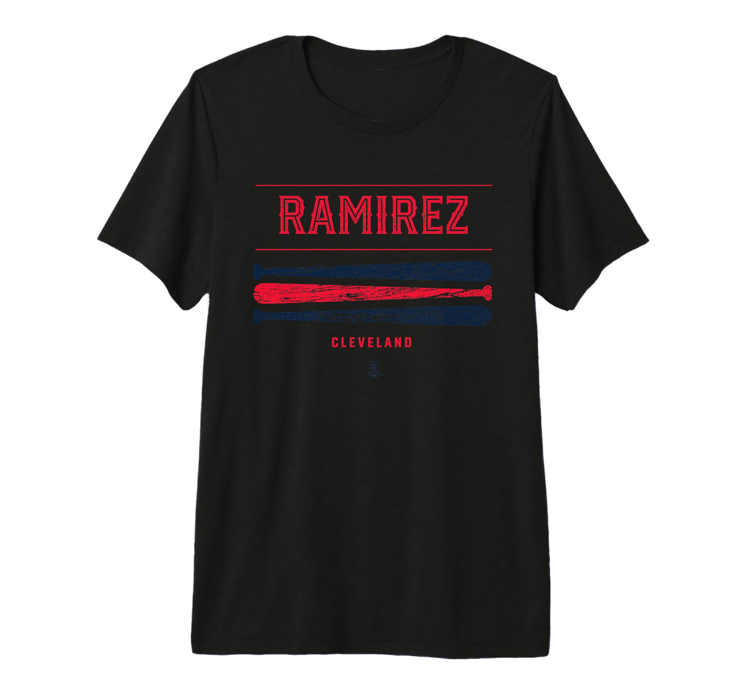 Jose Ramirez Baseball Bat Gameday T-Shirt - Fun Novelty Design Men Women - T-Shirt, Sweatshirt, Hoodie