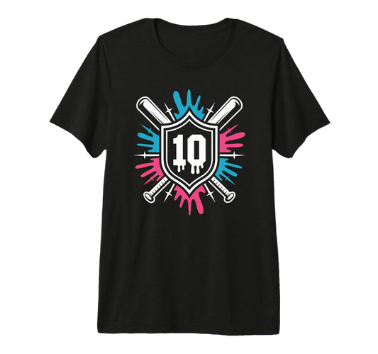 10Th Birthday Baseball Party Future Home T-Shirt - Trendy Graphic Unisex - T-Shirt, Sweatshirt, Hoodie