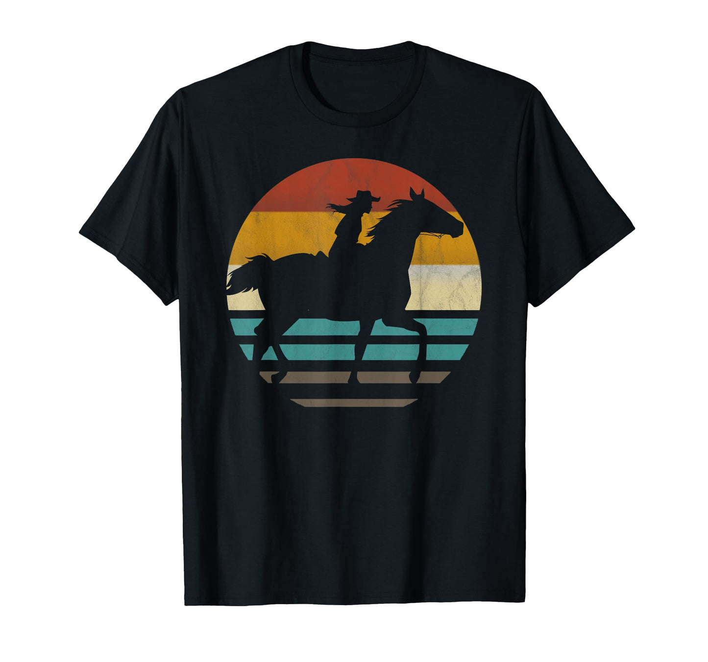 Western Riding Western Riding Cowgirl T-Shirt - Graphic Print Unisex - T-Shirt, Sweatshirt, Hoodie