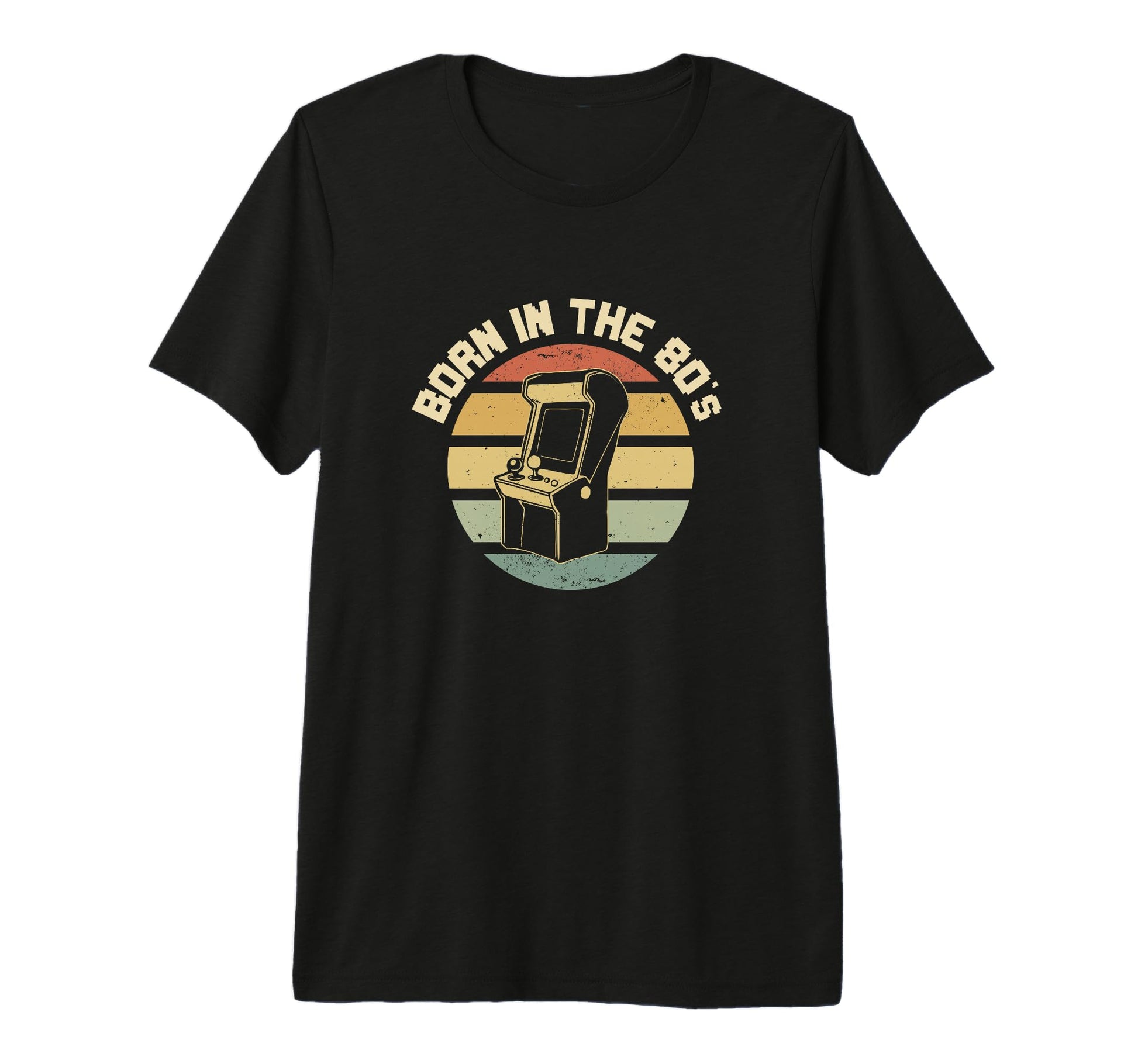 80S Born Arcade Gamer Nostalgia Tri T-Shirt - Fun Novelty Design Men Women - T-Shirt, Sweatshirt, Hoodie