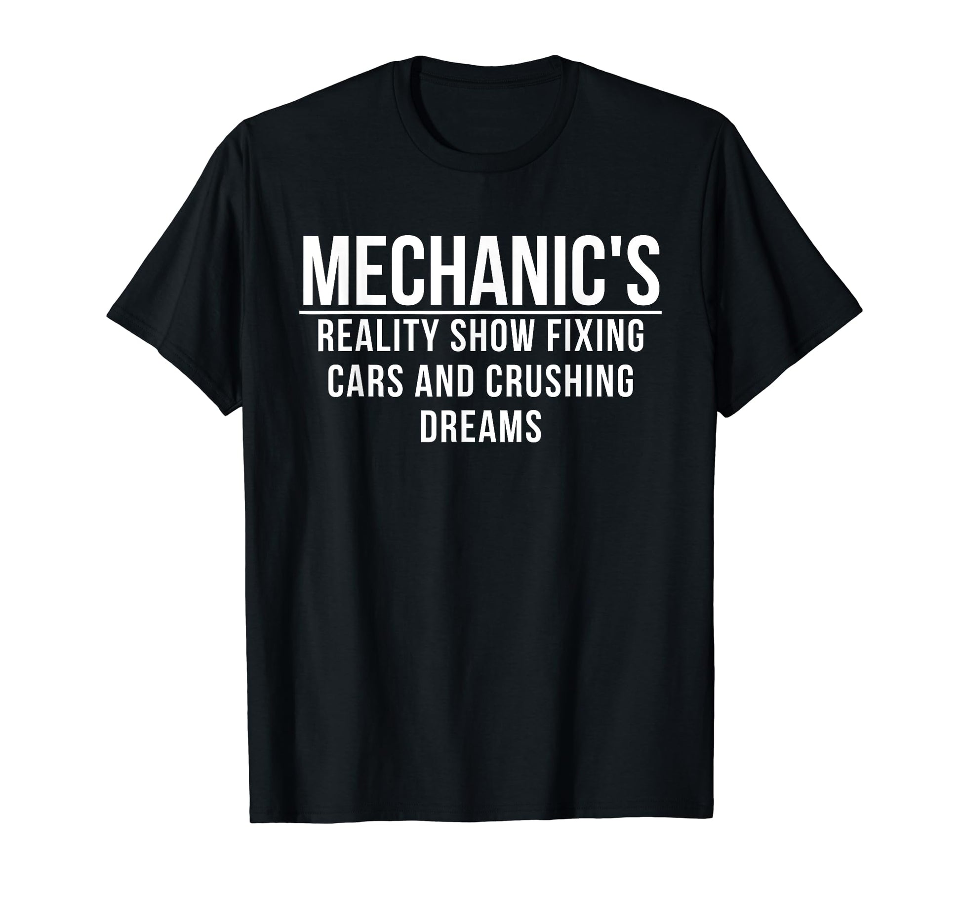Mechanics Reality Show Fixing Cars And T-Shirt - Unique Graphic Unisex - T-Shirt, Sweatshirt, Hoodie