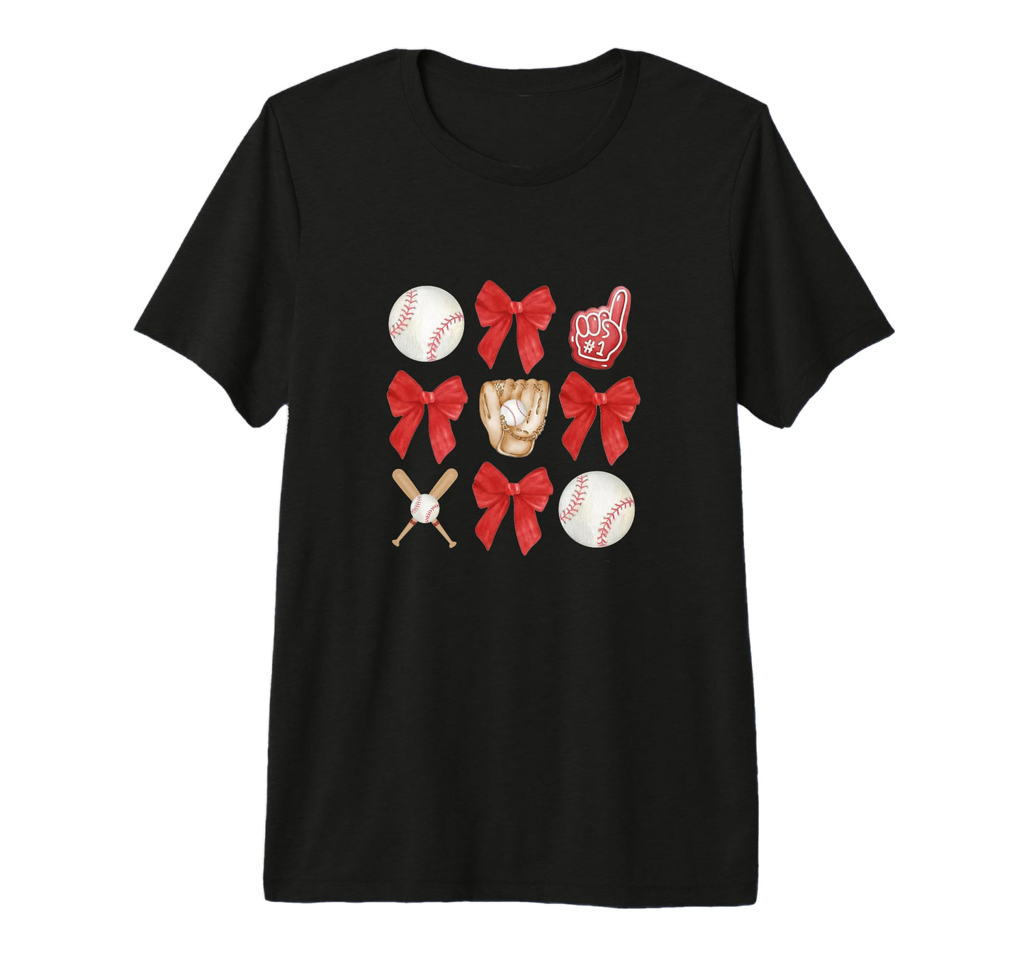 Funny Baseball Mama Checkered Baseball T-Shirt - Graphic Print Men Women - T-Shirt, Sweatshirt, Hoodie