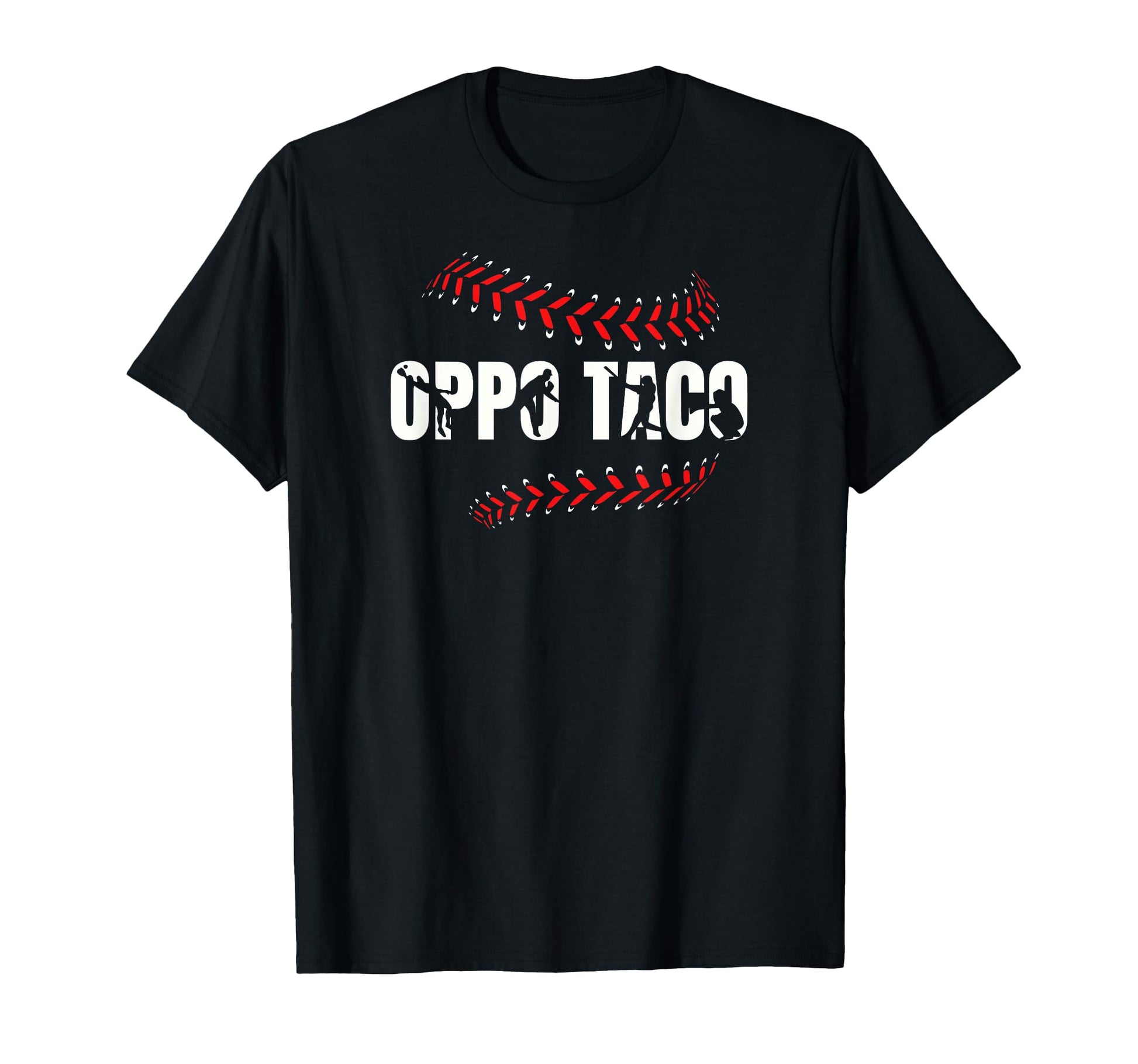 Oppo Taco Baseball Stitch Player T-Shirt - Trendy Graphic Men Women - T-Shirt, Sweatshirt, Hoodie