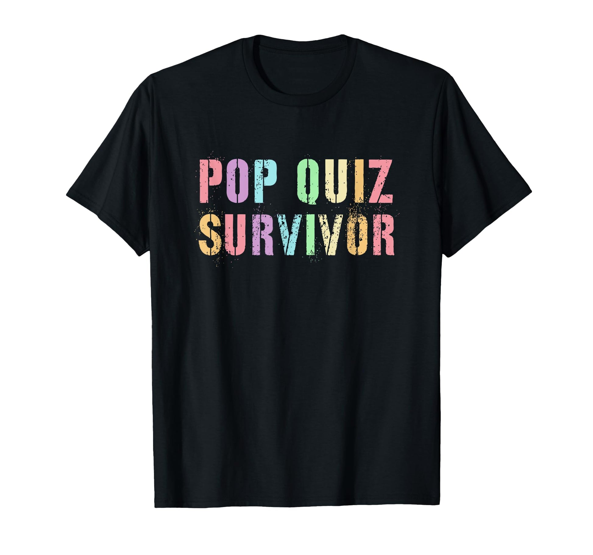 Rockstar Pop Quiz Survivor 1St Grade T-Shirt - Minimalist Print Men Women - T-Shirt, Sweatshirt, Hoodie