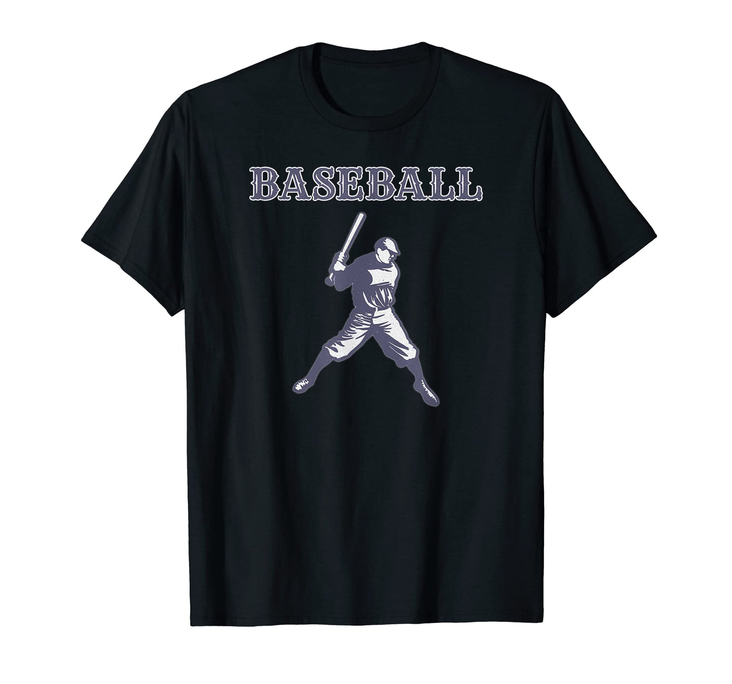Baseball Player Old Time Batter T-Shirt - Minimalist Print Unisex - T-Shirt, Sweatshirt, Hoodie