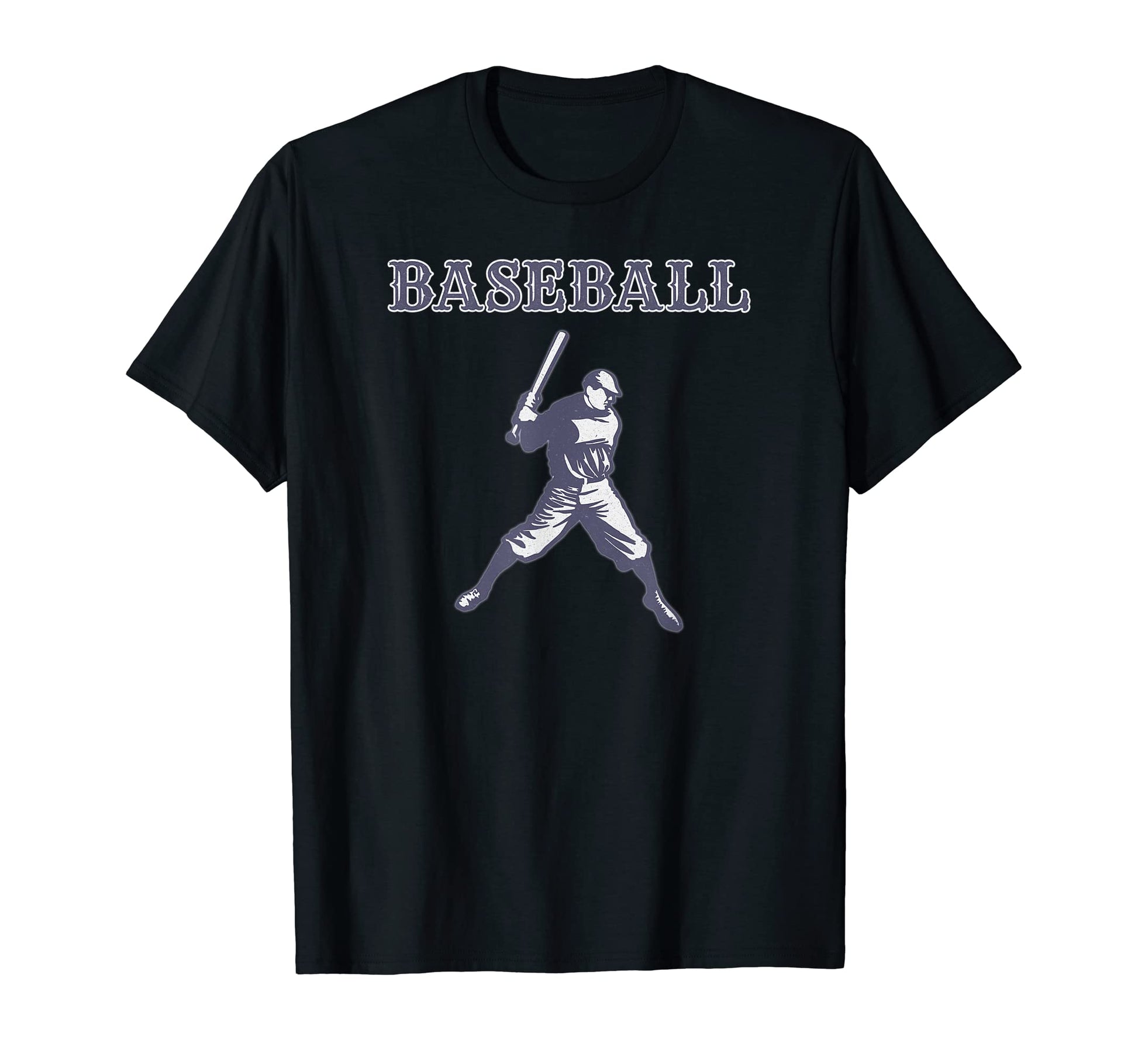 Baseball Player Old Time Batter T-Shirt - Minimalist Print Unisex - T-Shirt, Sweatshirt, Hoodie
