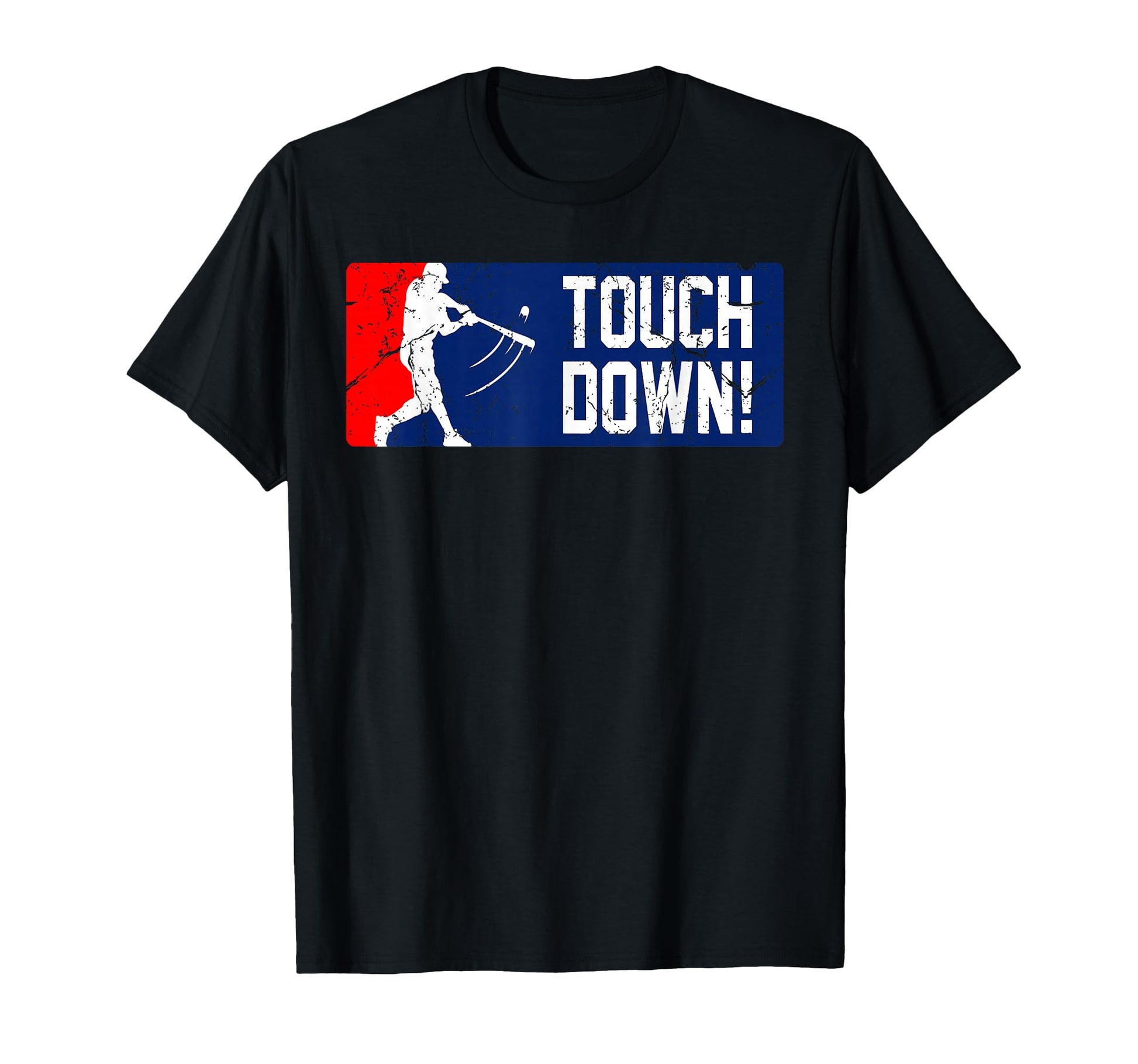 Touchdown Baseball Inspired Double T-Shirt - Novelty Apparel Men Women - T-Shirt, Sweatshirt, Hoodie