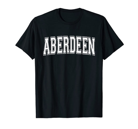 Aberdeen Wa Washington Usa Sports T-Shirt - Custom Art Print Men Women - T-Shirt, Sweatshirt, Hoodie