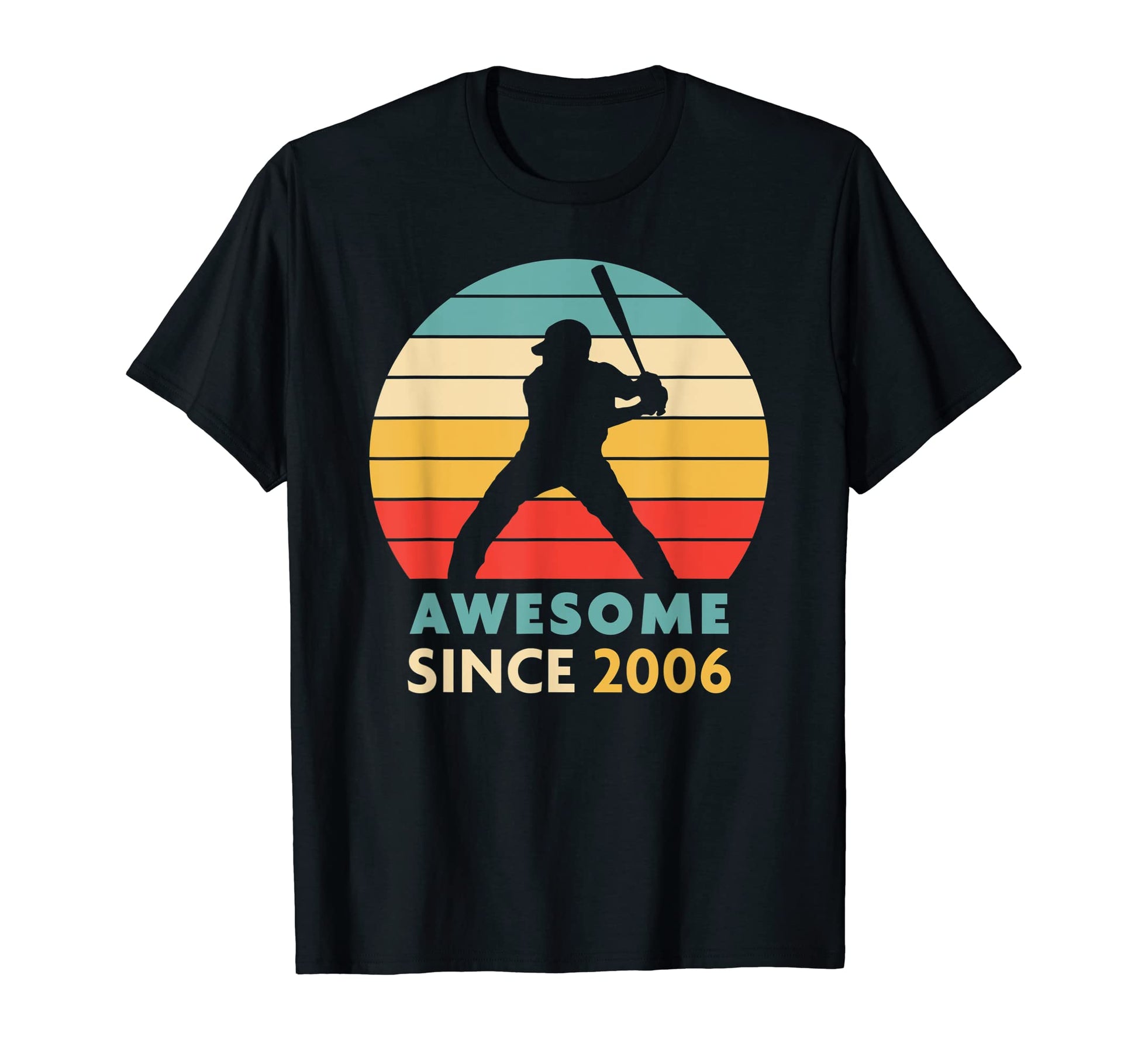 17Th Birthday Gift Baseball Awesome T-Shirt - Graphic Print for Adults - T-Shirt, Sweatshirt, Hoodie