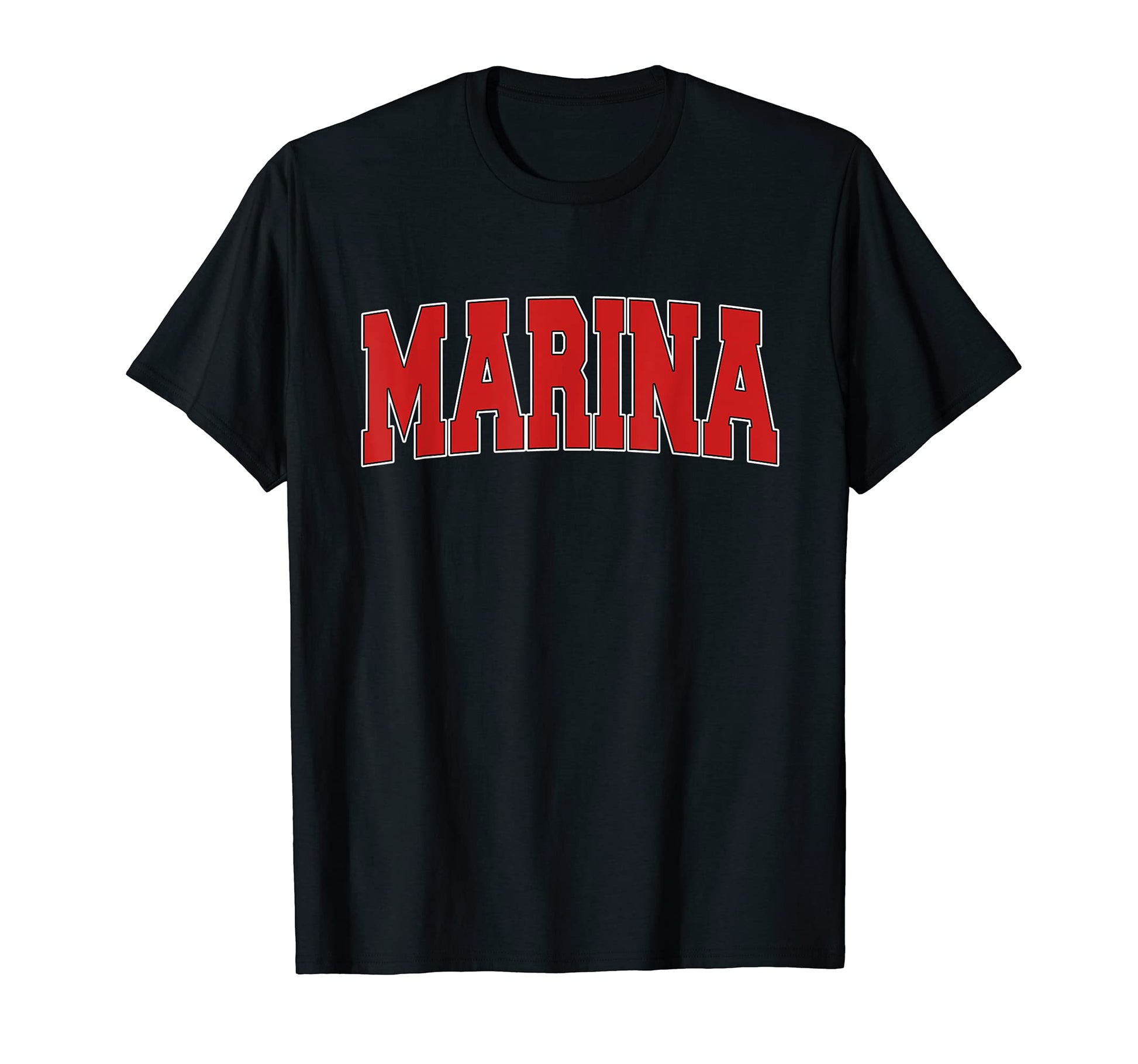 Marina Ca California Varsity Usa T-Shirt - Fun Novelty Design for Adults - T-Shirt, Sweatshirt, Hoodie