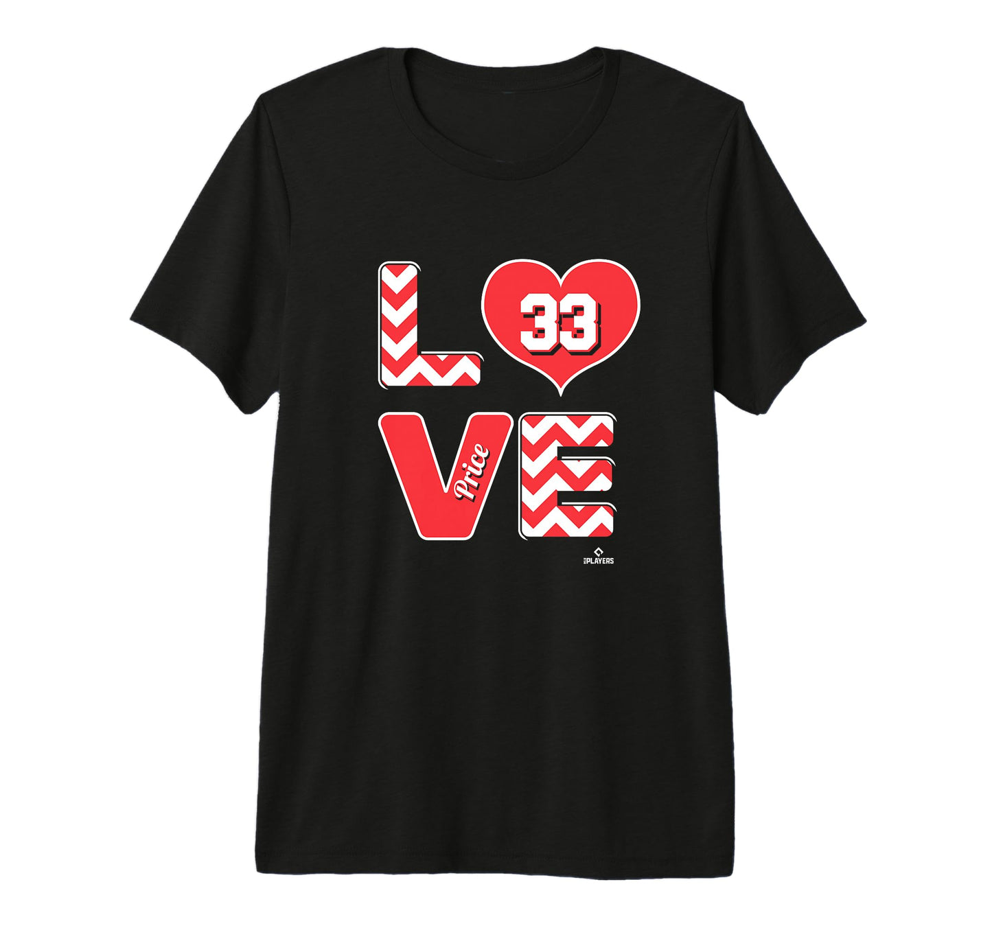 David Price Love Ball Tri Blend T-Shirt - Graphic Print Men Women - T-Shirt, Sweatshirt, Hoodie