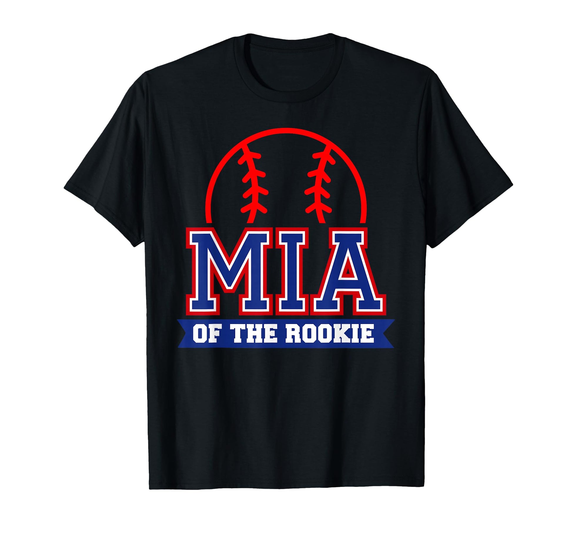 Mia Rookie 1St Birthday Baseball T-Shirt - Aesthetic Graphic for Adults - T-Shirt, Sweatshirt, Hoodie
