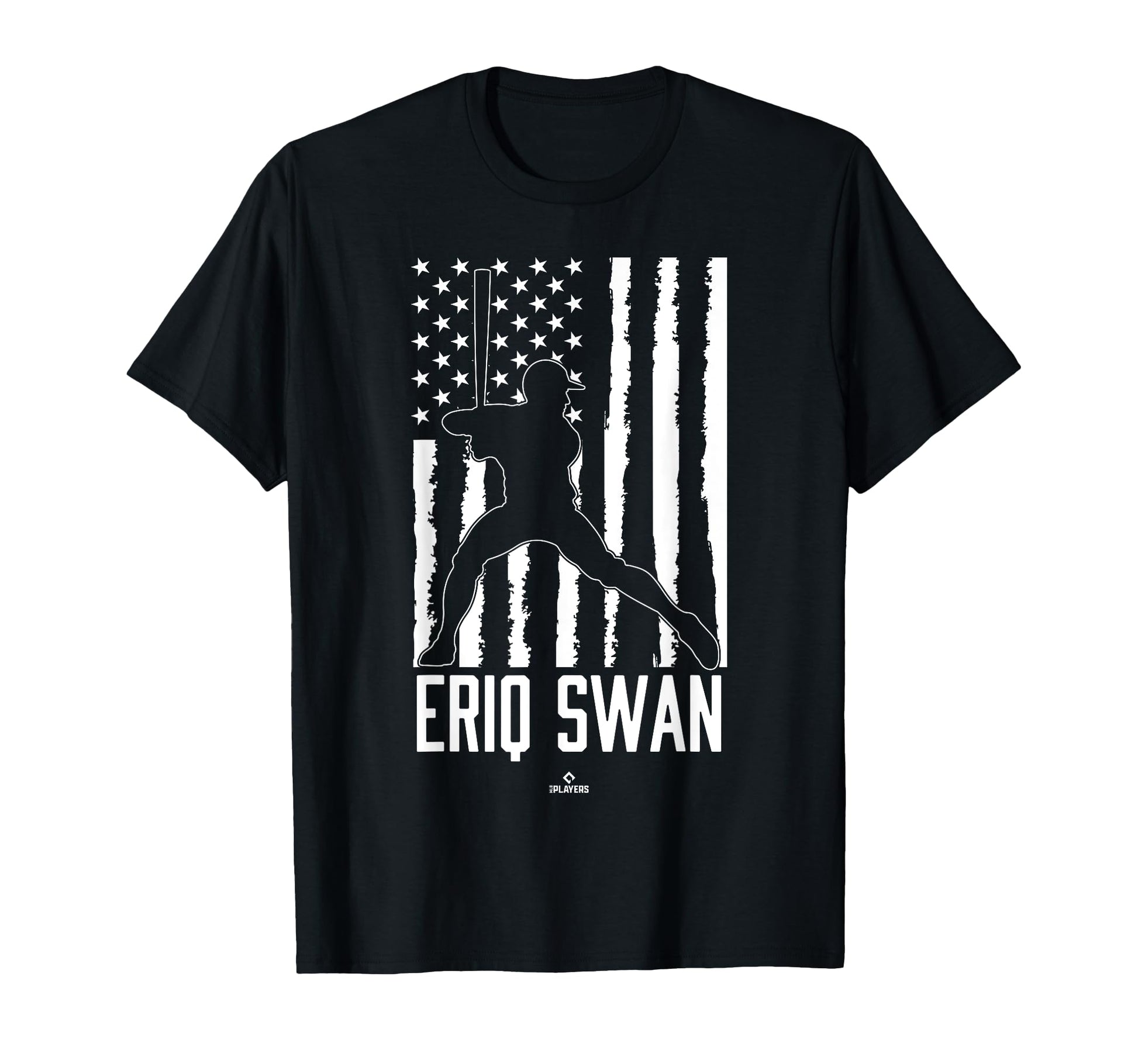 Distressed Flag Swing Eriq Swan T-Shirt - Custom Art Print for Adults - T-Shirt, Sweatshirt, Hoodie