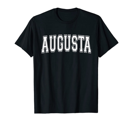 Augusta Ga Georgia Usa Sports Varsity T-Shirt - Custom Art Print Unisex - T-Shirt, Sweatshirt, Hoodie