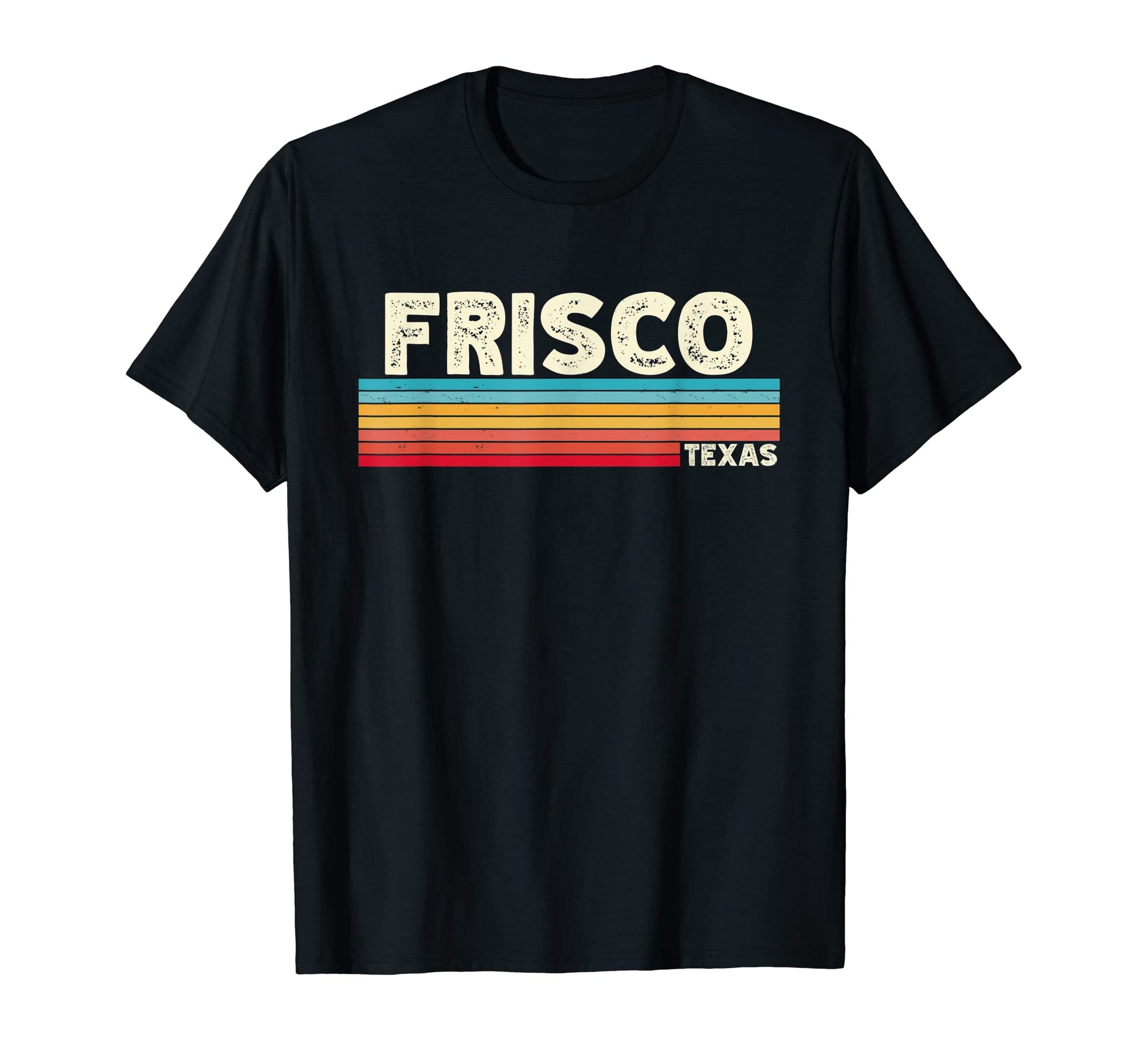 Native Frisco Texas Tx Stripes State 70S T-Shirt - Custom Art Print Unisex - T-Shirt, Sweatshirt, Hoodie