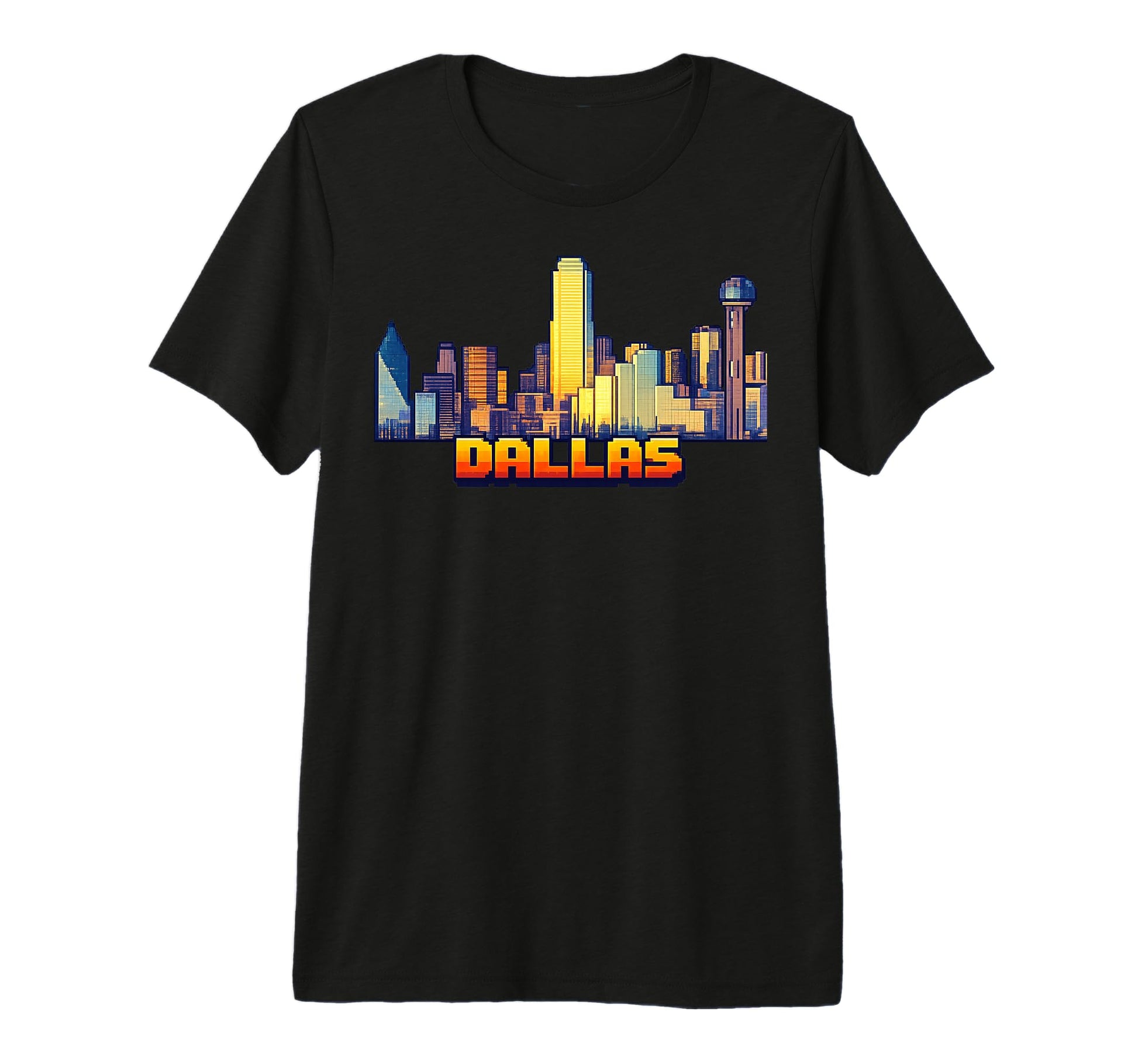 Dallas Video Arcade Gamer Gaming 80S T-Shirt - Casual Everyday Wear Unisex - T-Shirt, Sweatshirt, Hoodie