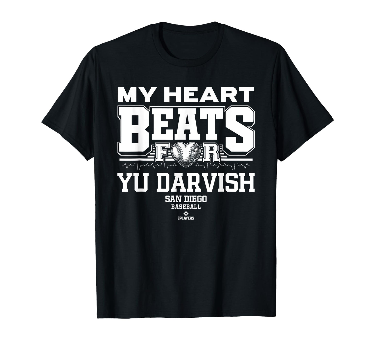 My Heart Beats Yu Darvish San T-Shirt - Casual Everyday Wear Men Women - T-Shirt, Sweatshirt, Hoodie