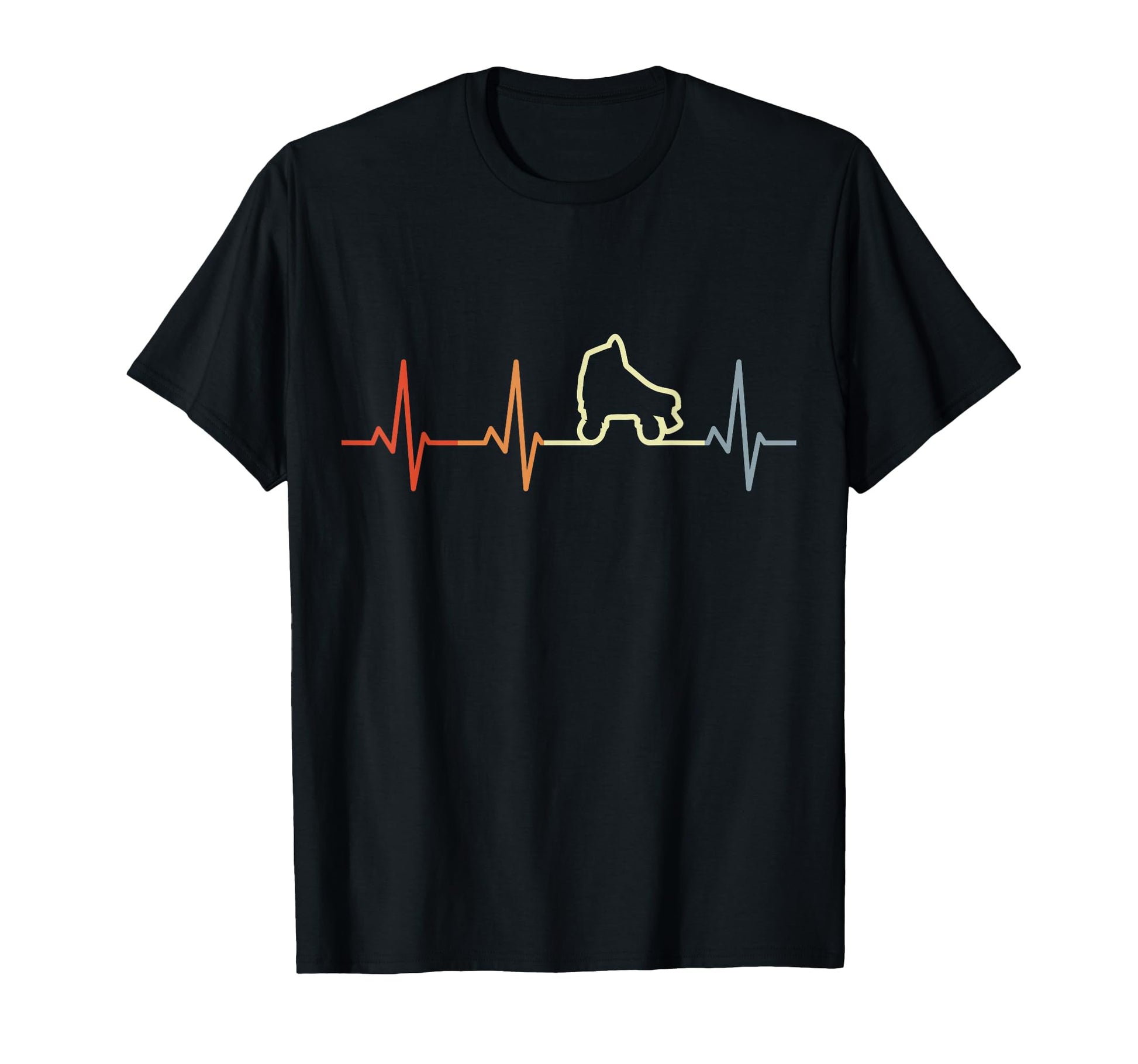 Roller Skates Heartline Roller Skating Fan T-Shirt - Unique Graphic Unisex - T-Shirt, Sweatshirt, Hoodie