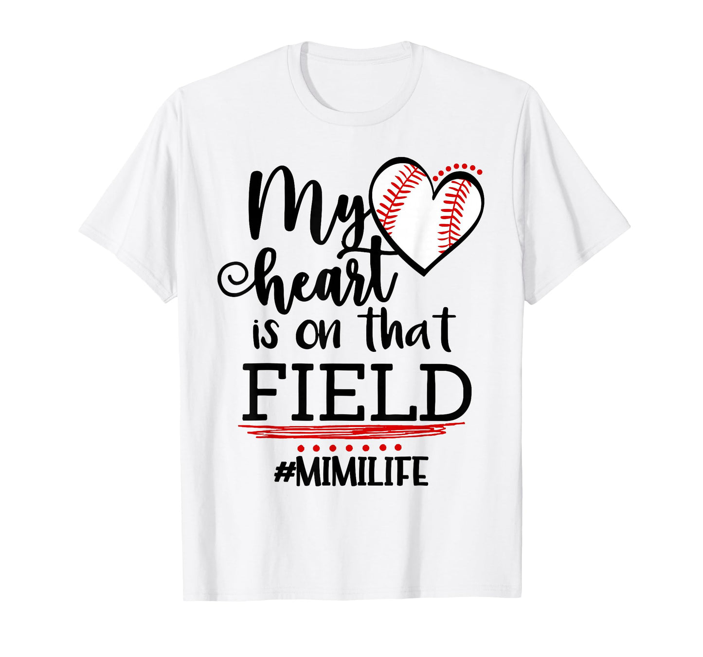 My Heart Is That Field Ballpark Mama T-Shirt - Trendy Graphic Men Women - T-Shirt, Sweatshirt, Hoodie