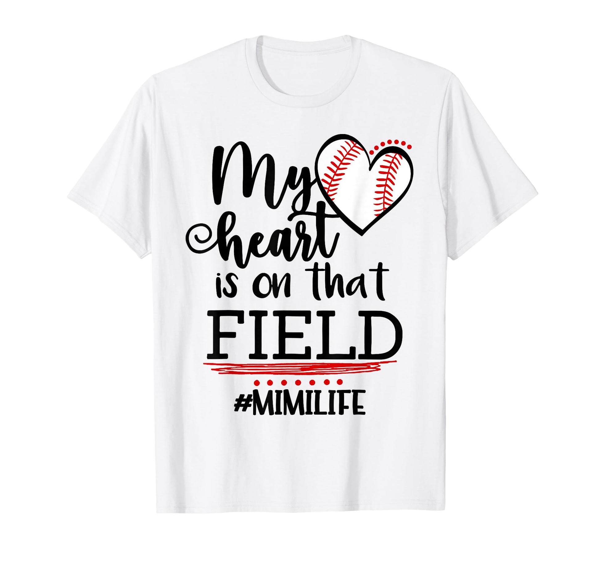 My Heart Is That Field Ballpark Mama T-Shirt - Trendy Graphic Men Women - T-Shirt, Sweatshirt, Hoodie