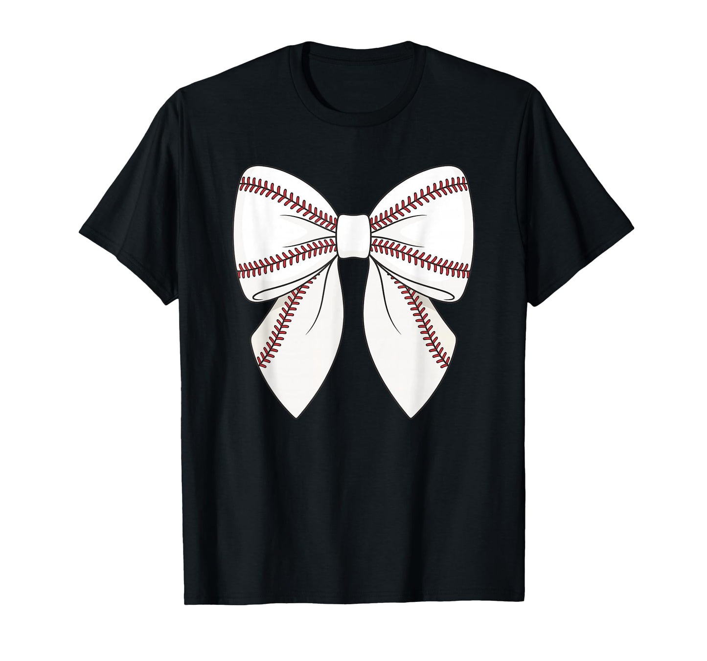 Baseball Coquette Bow T-Shirt - Aesthetic Graphic for Adults - T-Shirt, Sweatshirt, Hoodie