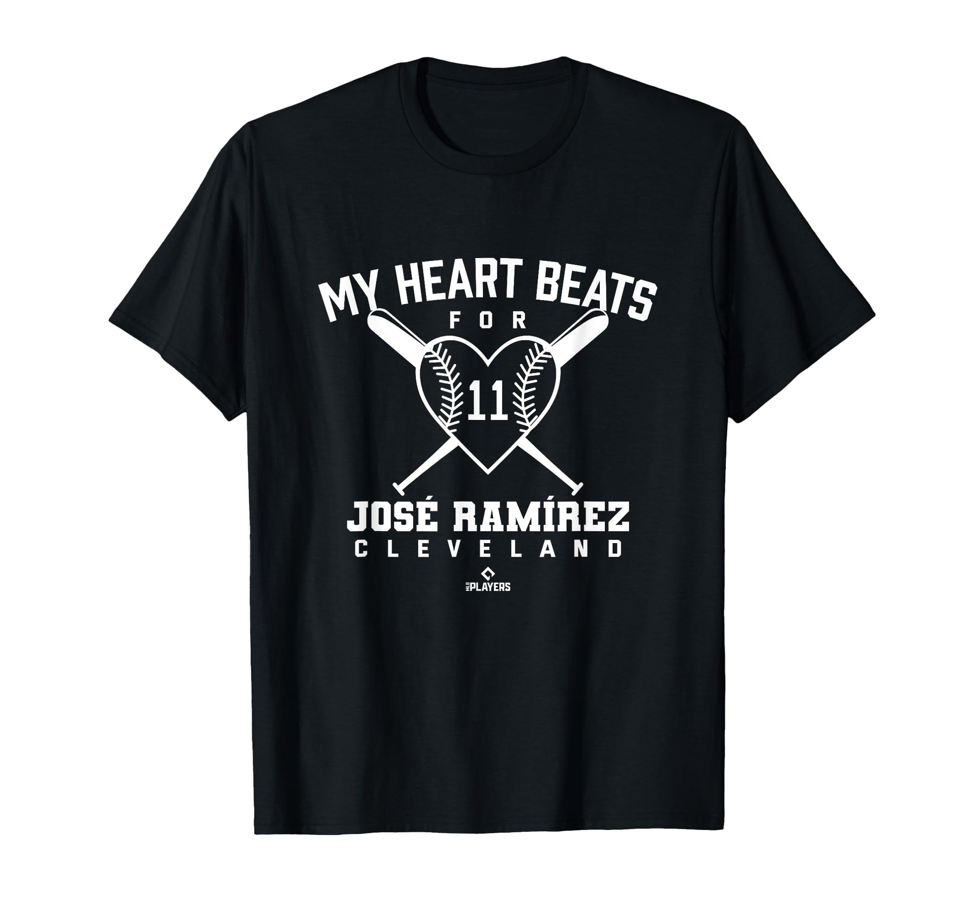 My Heart Beats Jose Ramirez Valentines T-Shirt - Trendy Graphic Unisex - T-Shirt, Sweatshirt, Hoodie