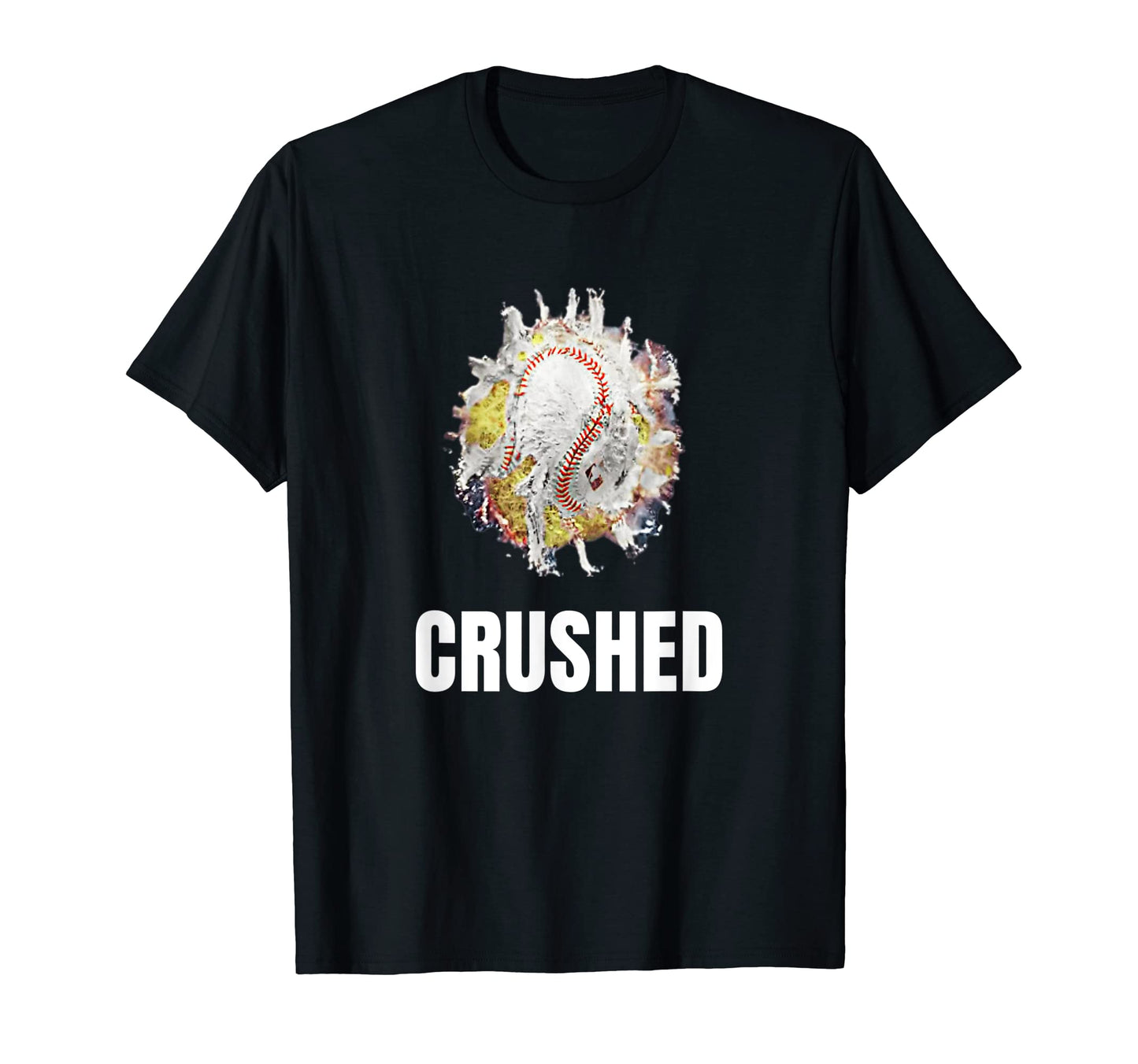 Baseball Crushed Home Run T-Shirt - Aesthetic Graphic Men Women - T-Shirt, Sweatshirt, Hoodie