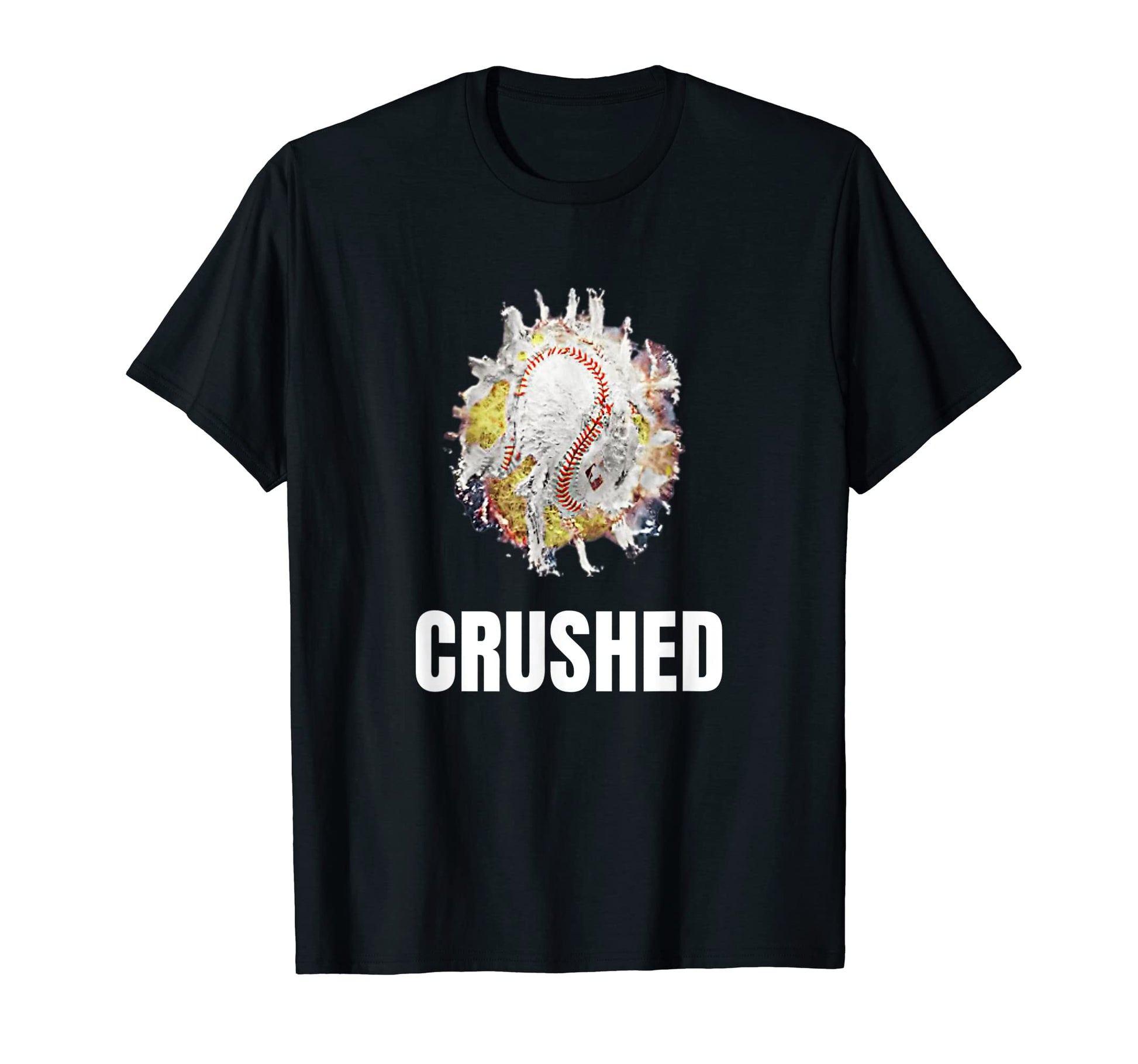 Baseball Crushed Home Run T-Shirt - Aesthetic Graphic Men Women - T-Shirt, Sweatshirt, Hoodie