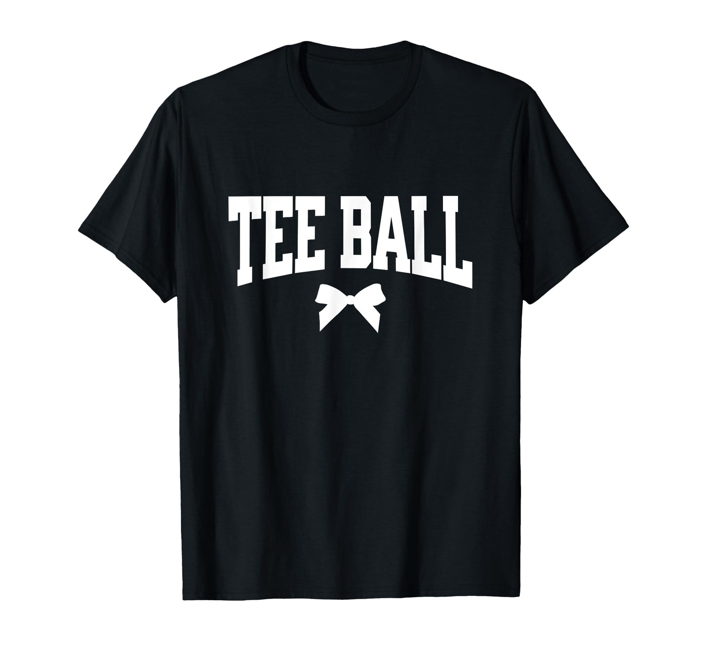 Ball Bow Gift T Ball Player Baseball T-Shirt - Custom Art Print Unisex - T-Shirt, Sweatshirt, Hoodie