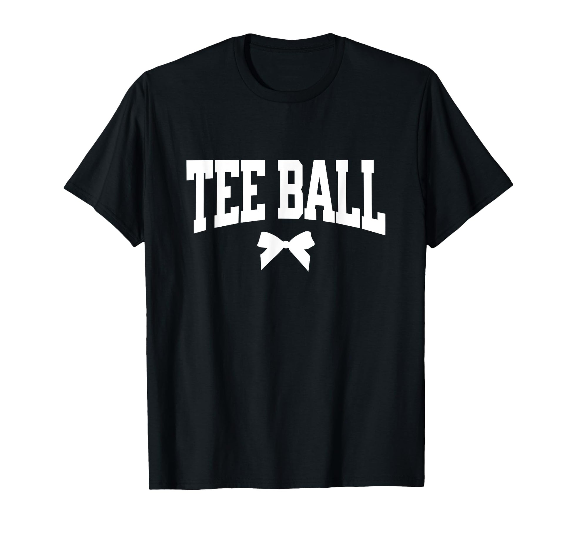 Ball Bow Gift T Ball Player Baseball T-Shirt - Custom Art Print Unisex - T-Shirt, Sweatshirt, Hoodie