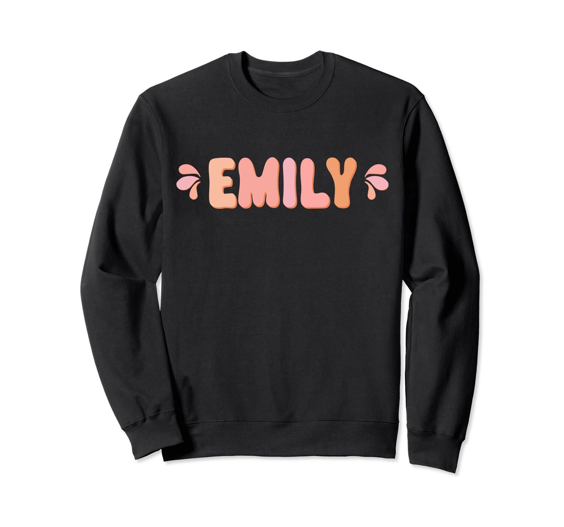 My First Name Is Emily Eighties Sweatshirt - Graphic Print Unisex - T-Shirt, Sweatshirt, Hoodie