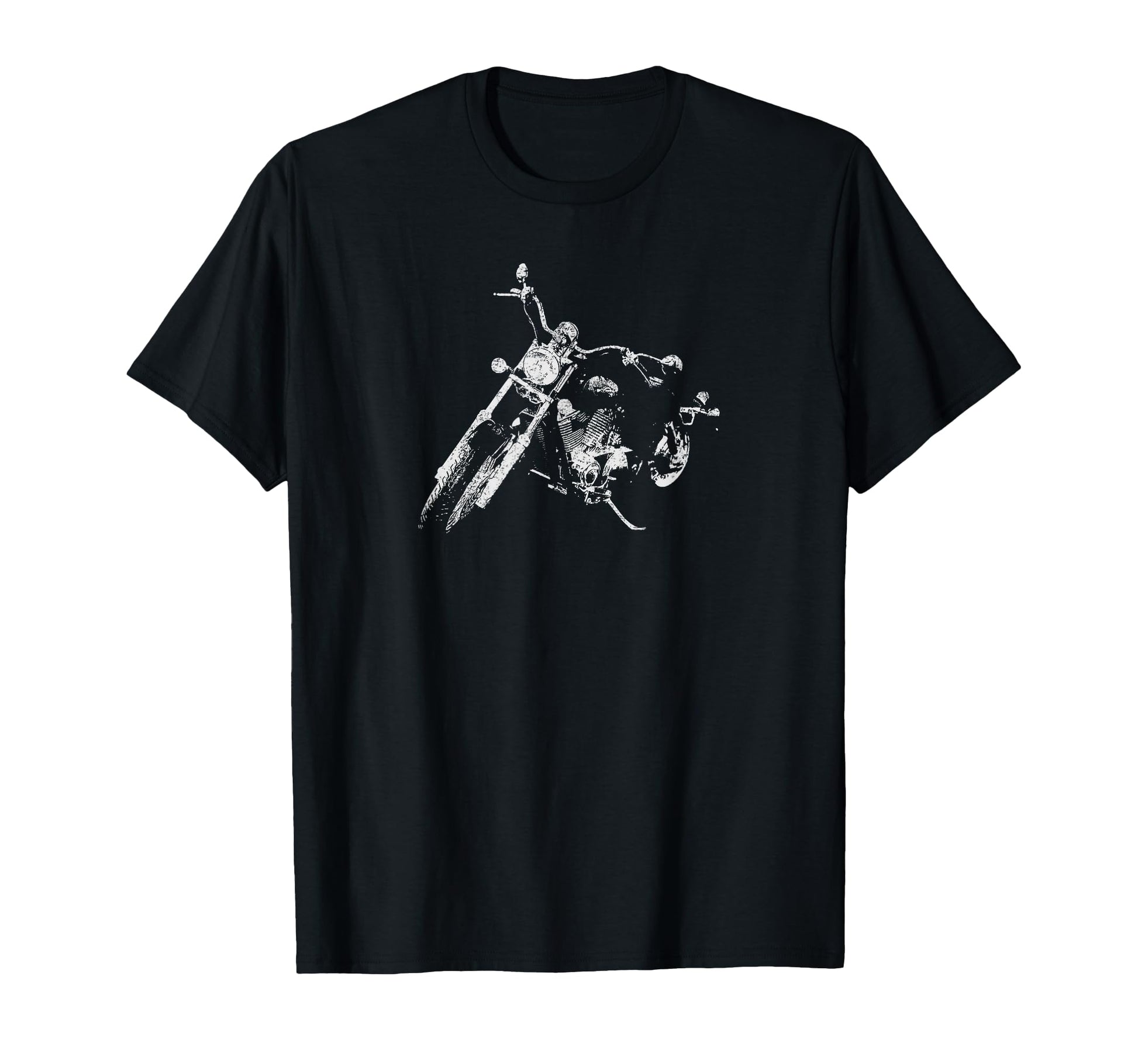 Distressed American Biker T-Shirt - Casual Everyday Wear for Adults - T-Shirt, Sweatshirt, Hoodie