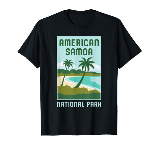 American Samoa National Park Island T-Shirt - Minimalist Print Men Women - T-Shirt, Sweatshirt, Hoodie