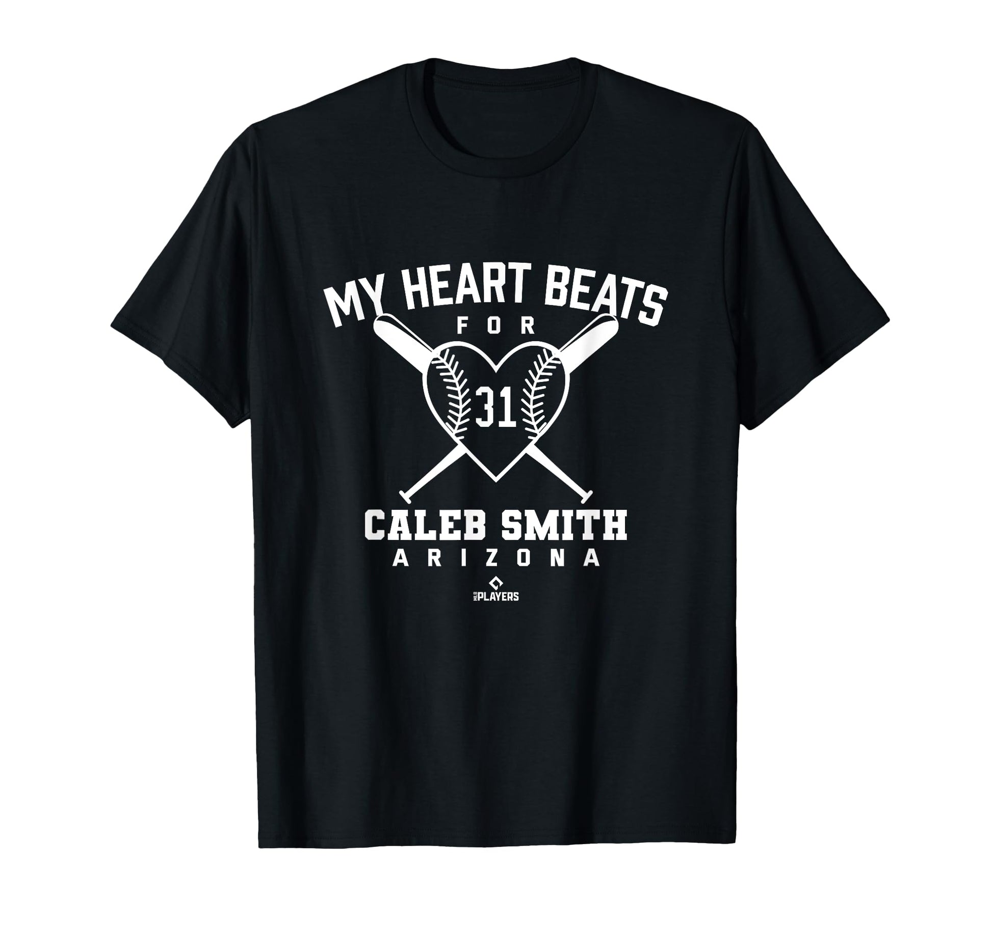 My Heart Beats Caleb Smith Baseball T-Shirt - Aesthetic Graphic Men Women - T-Shirt, Sweatshirt, Hoodie
