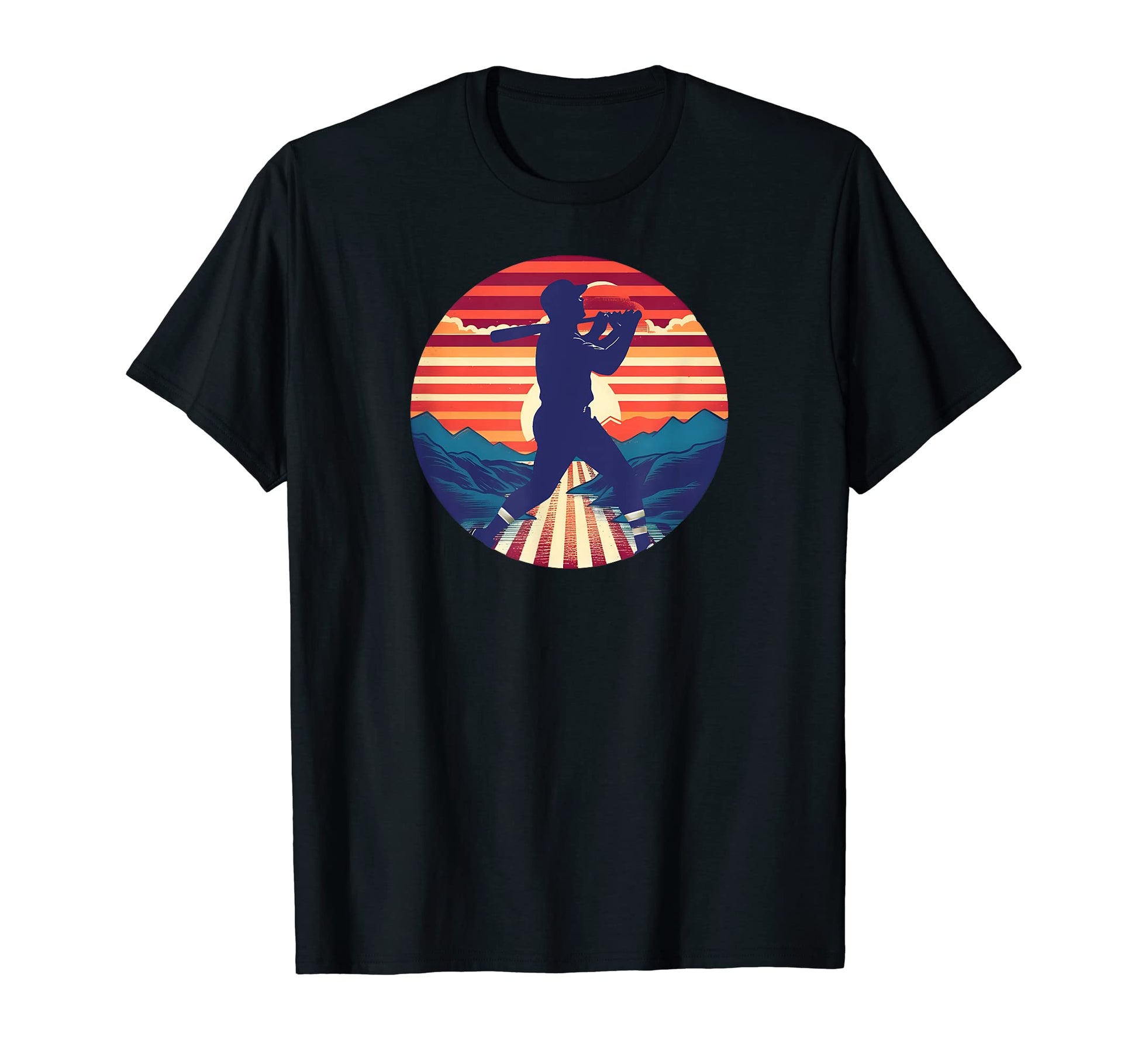 Sunset 4Th July Baseball T-Shirt - Streetwear Style Men Women - T-Shirt, Sweatshirt, Hoodie