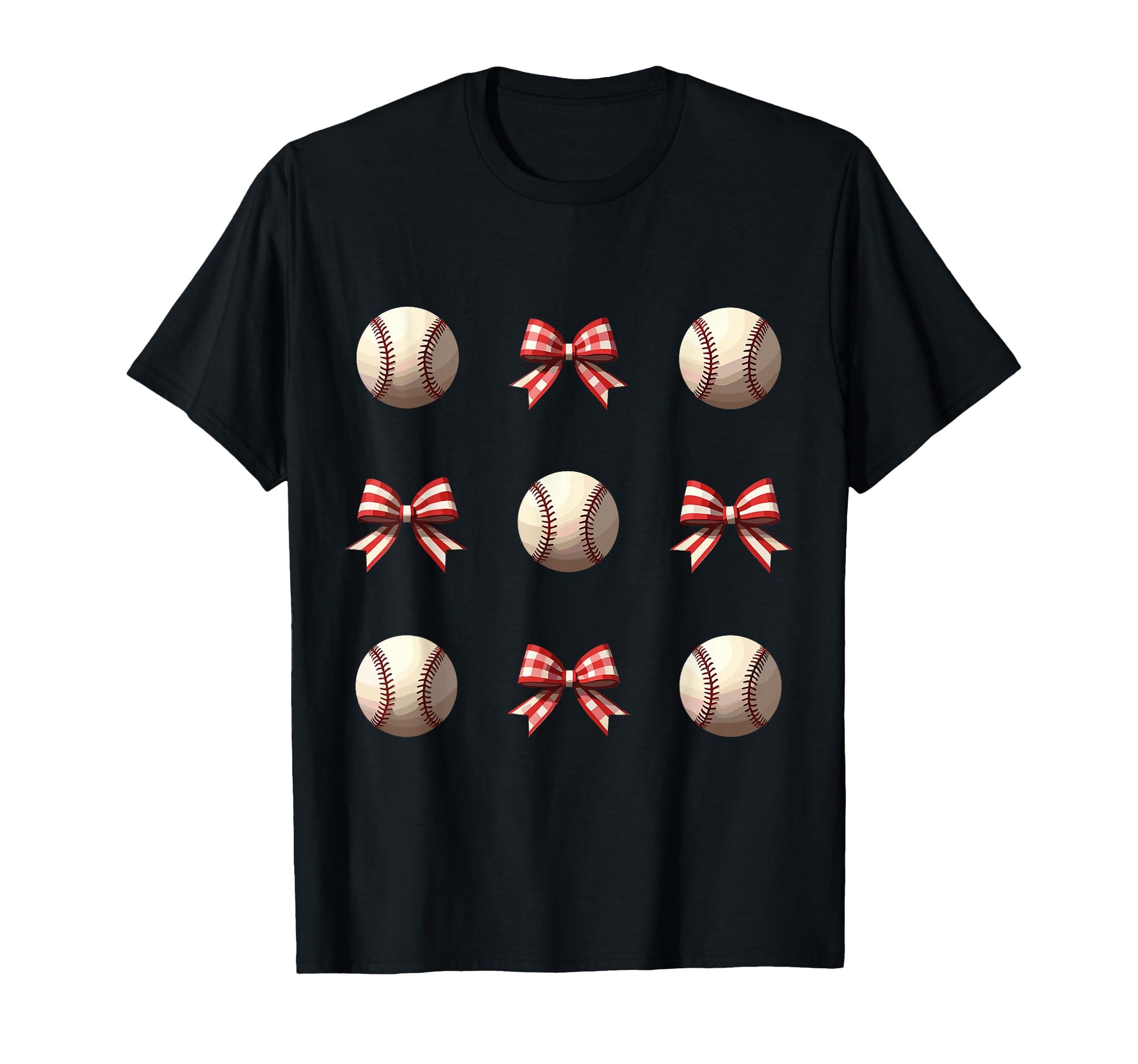 Baseball Coquette Bow Funny Bow Baseball T-Shirt - Aesthetic Graphic Unisex - T-Shirt, Sweatshirt, Hoodie