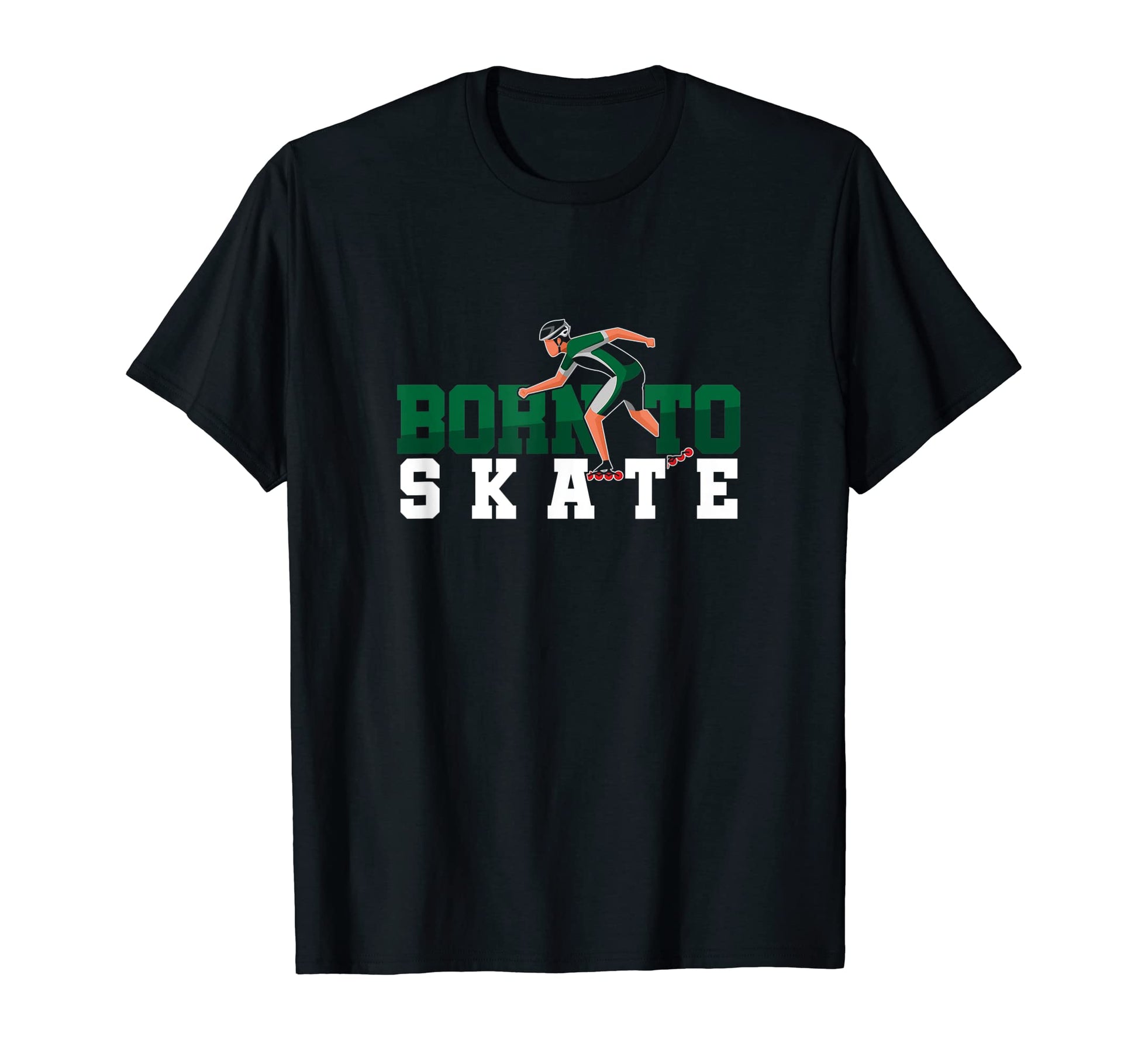 Skater Born To Skate Skating Roller T-Shirt - Aesthetic Graphic for Adults - T-Shirt, Sweatshirt, Hoodie