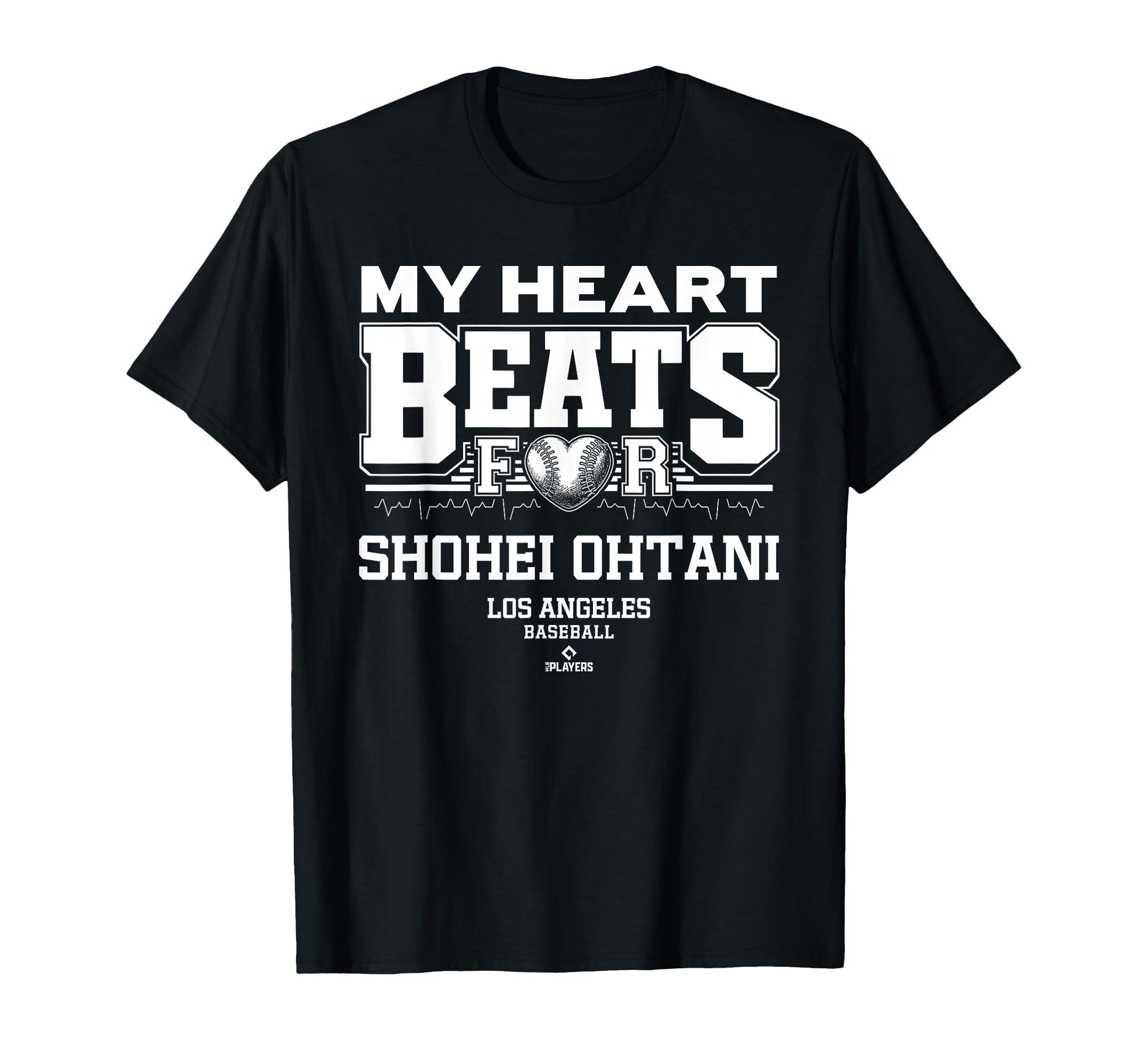 My Heart Beats Shohei Ohtani Los Angeles T-Shirt - Custom Art Print Unisex - T-Shirt, Sweatshirt, Hoodie