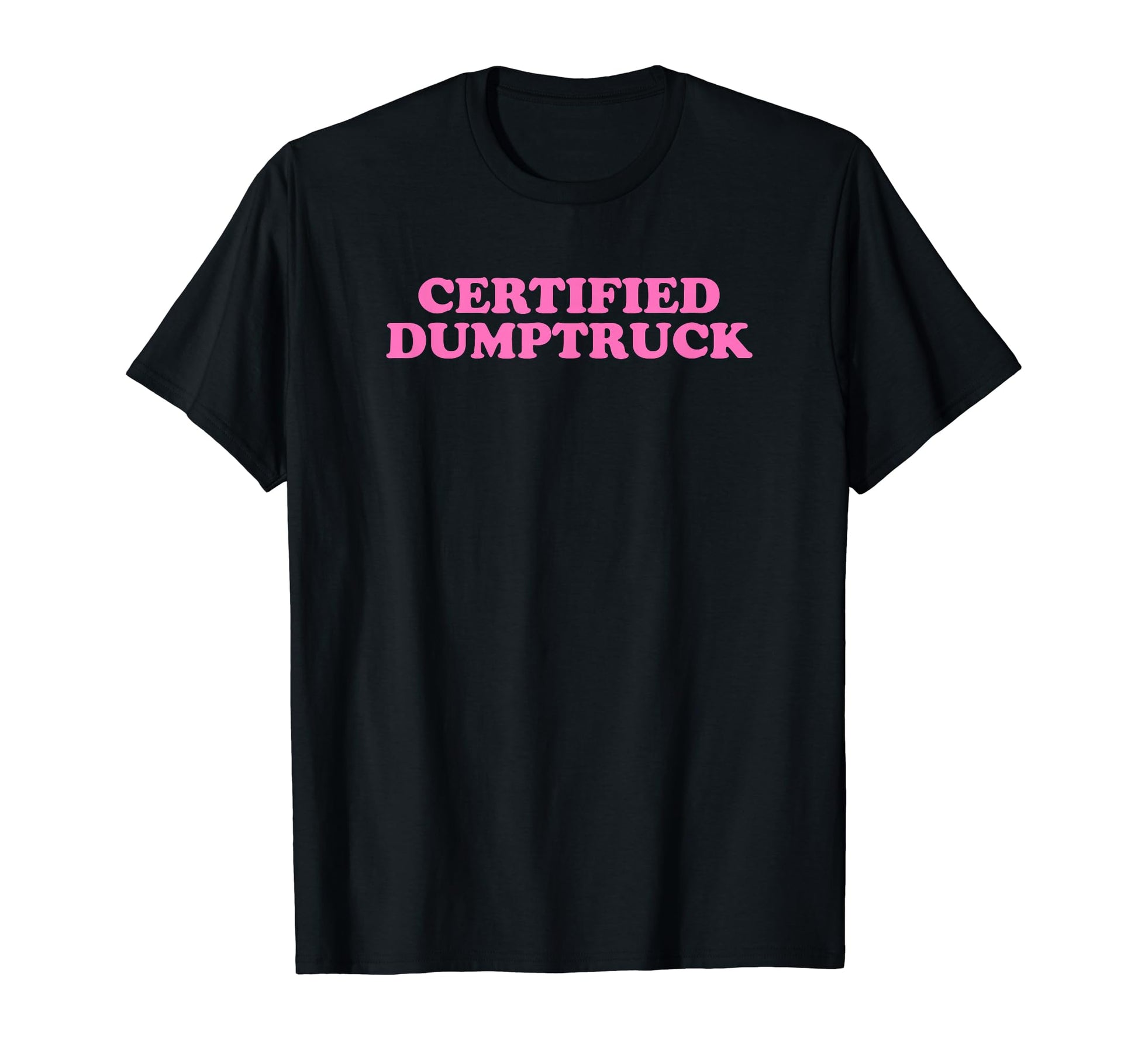Certified Dumptruck Funny Y2K T-Shirt - Fun Novelty Design for Adults - T-Shirt, Sweatshirt, Hoodie
