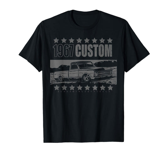1967 Custom C10 Truck C10 Truck T-Shirt - Minimalist Print for Adults - T-Shirt, Sweatshirt, Hoodie