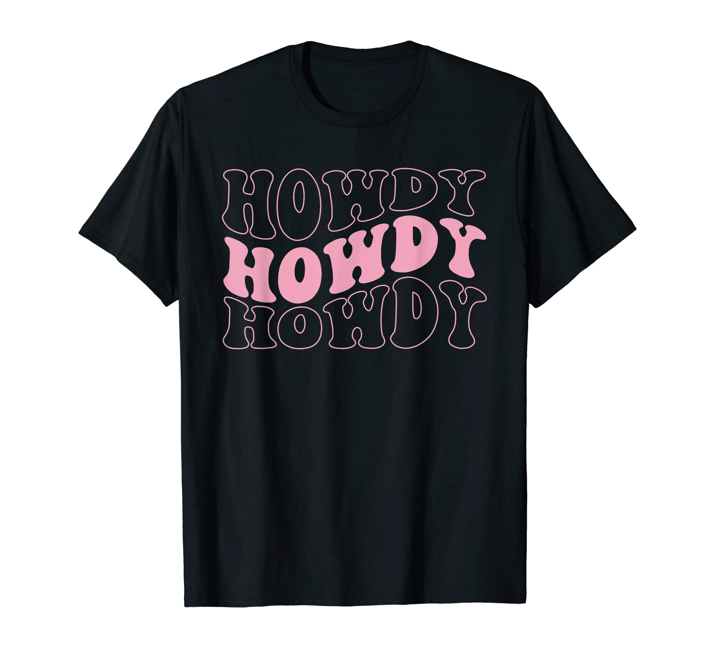 Groovy Howdy Southern Western T-Shirt - Aesthetic Graphic for Adults - T-Shirt, Sweatshirt, Hoodie