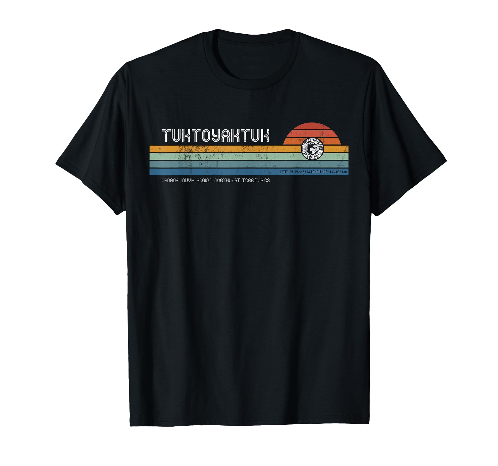 Tuktoyaktuk Northwest Territories Synth T-Shirt - Graphic Print for Adults - T-Shirt, Sweatshirt, Hoodie