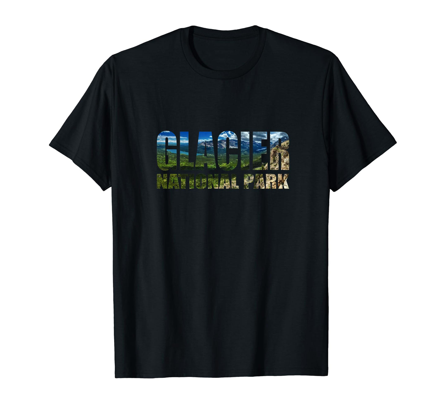 Glacier National Park Trees Gift T-Shirt - Unique Graphic for Adults - T-Shirt, Sweatshirt, Hoodie
